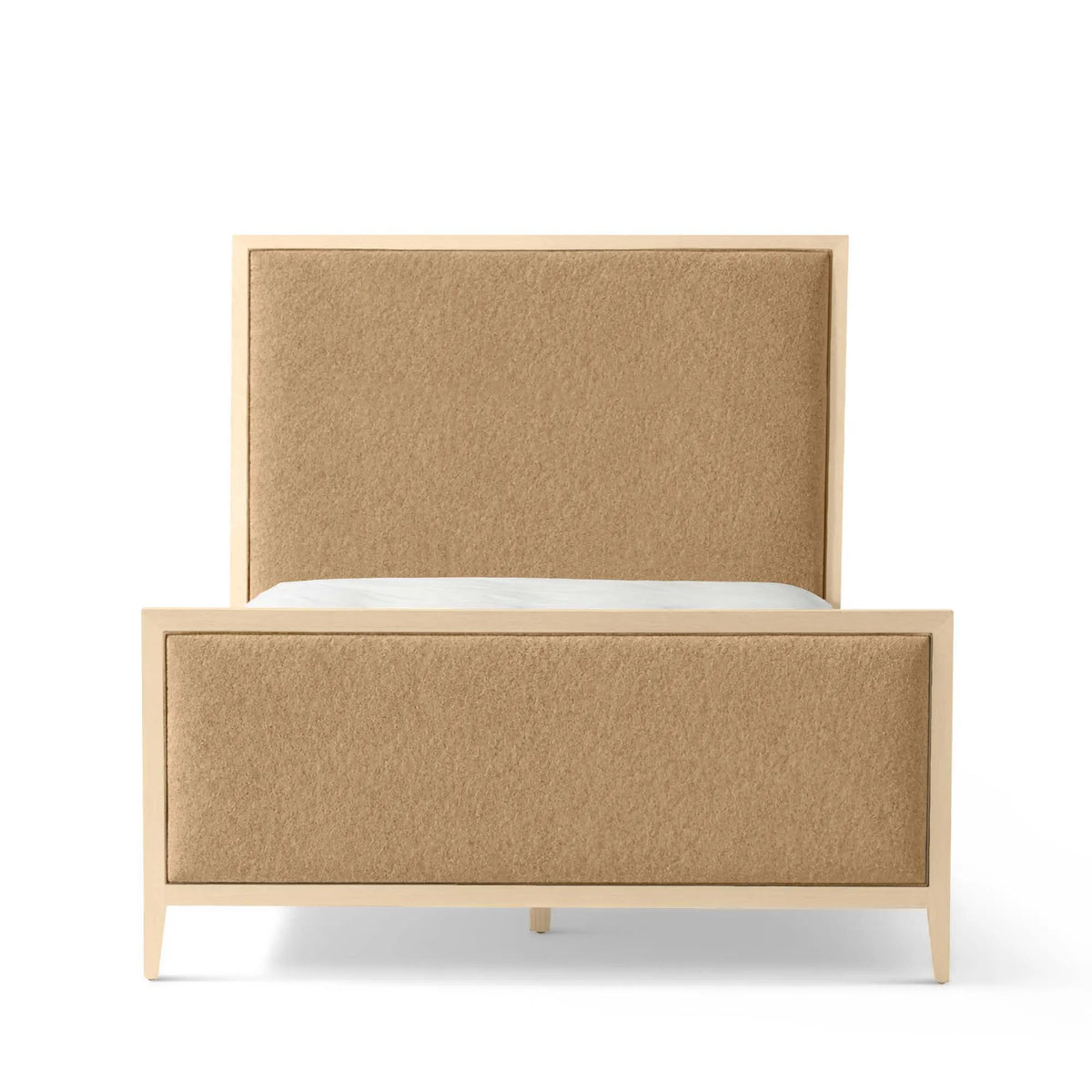 Victoria Upholstered Bed Frame - High Headboard - High Footboard