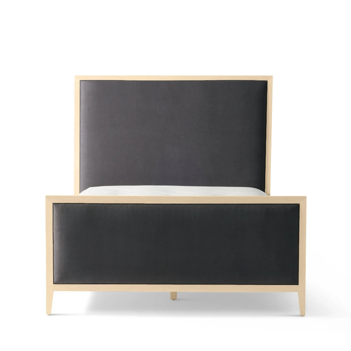 Victoria Upholstered Bed Frame - High Headboard - High Footboard
