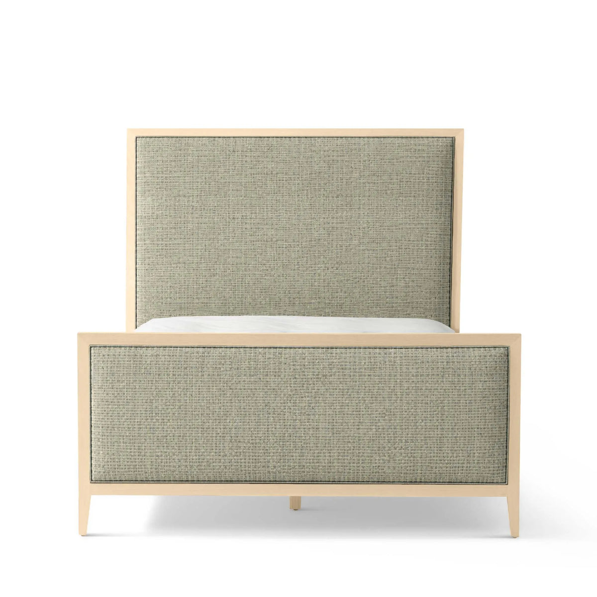 Victoria Upholstered Bed Frame - High Headboard - High Footboard