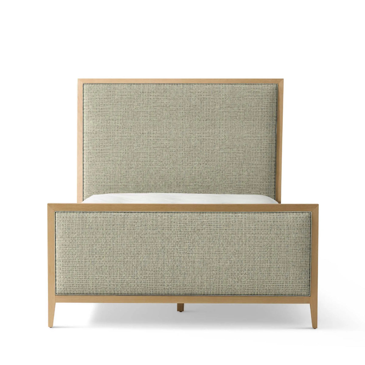 Victoria Upholstered Bed Frame - High Headboard - High Footboard
