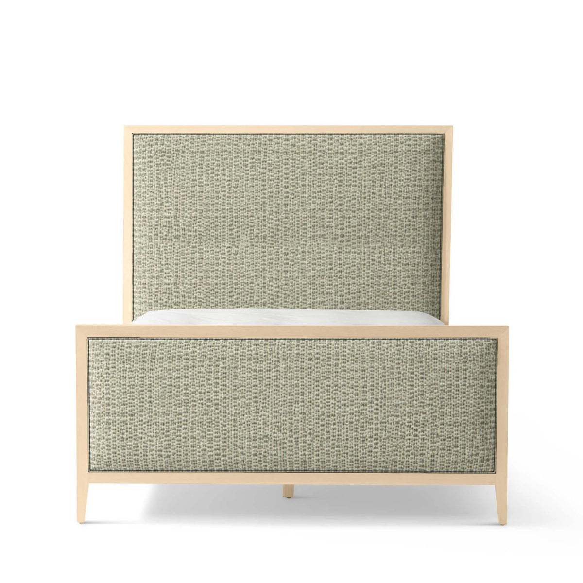 Victoria Upholstered Bed Frame - High Headboard - High Footboard