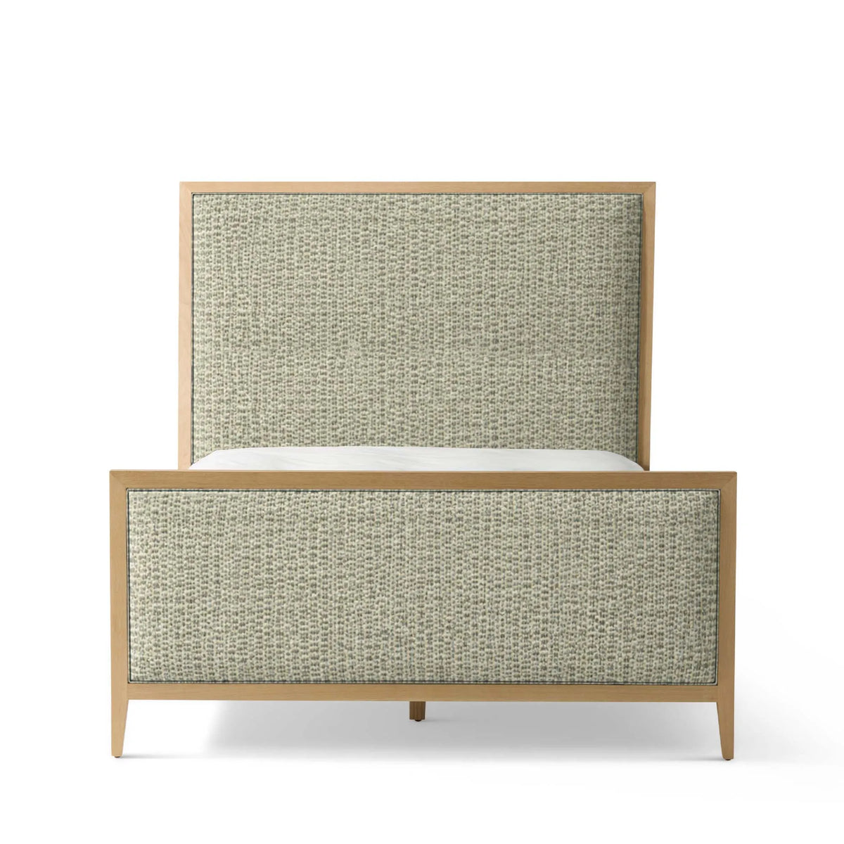 Victoria Upholstered Bed Frame - High Headboard - High Footboard