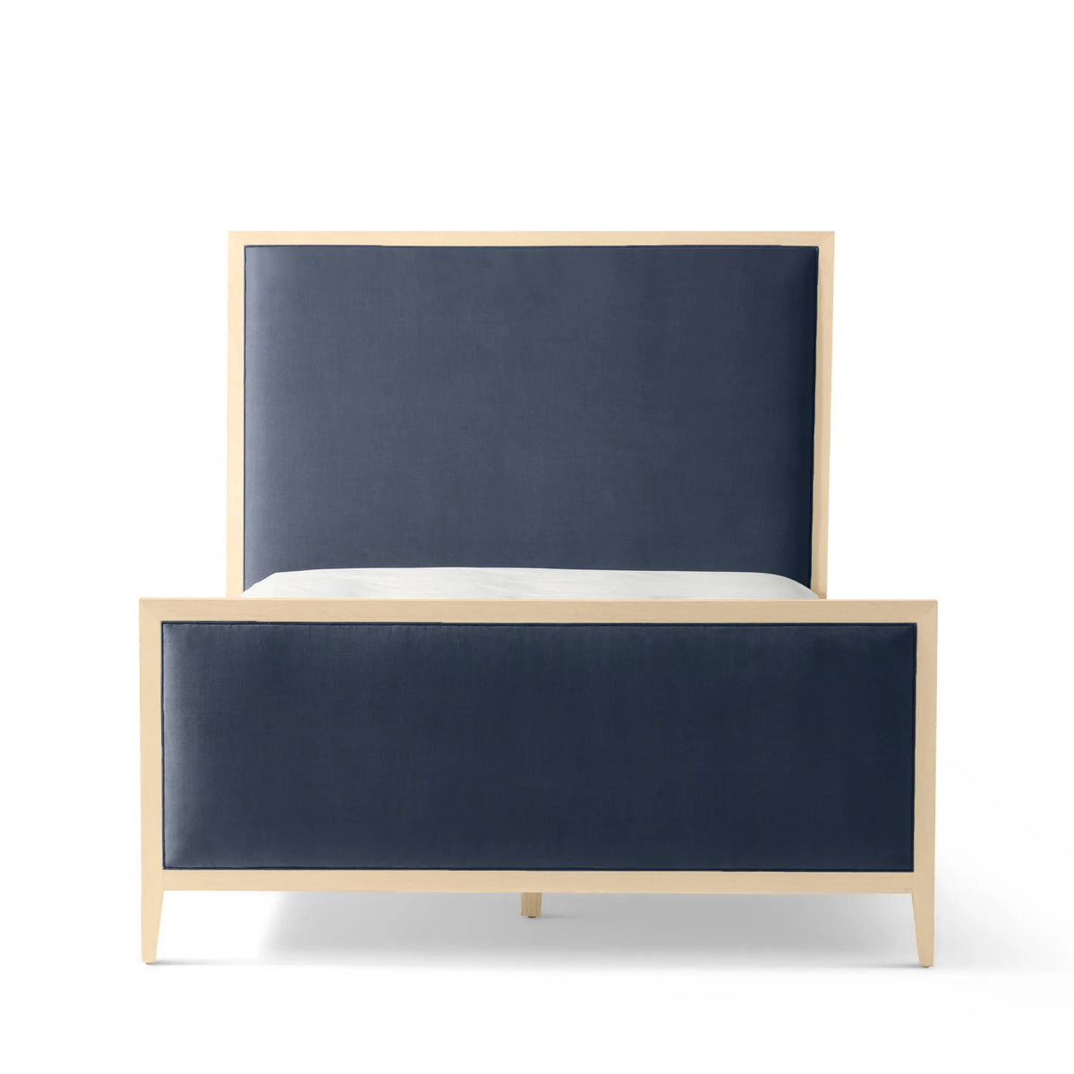 Victoria Upholstered Bed Frame - High Headboard - High Footboard