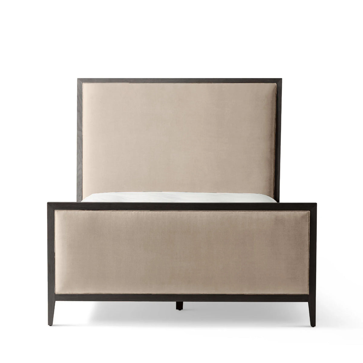 Victoria Upholstered Bed Frame - High Headboard - High Footboard