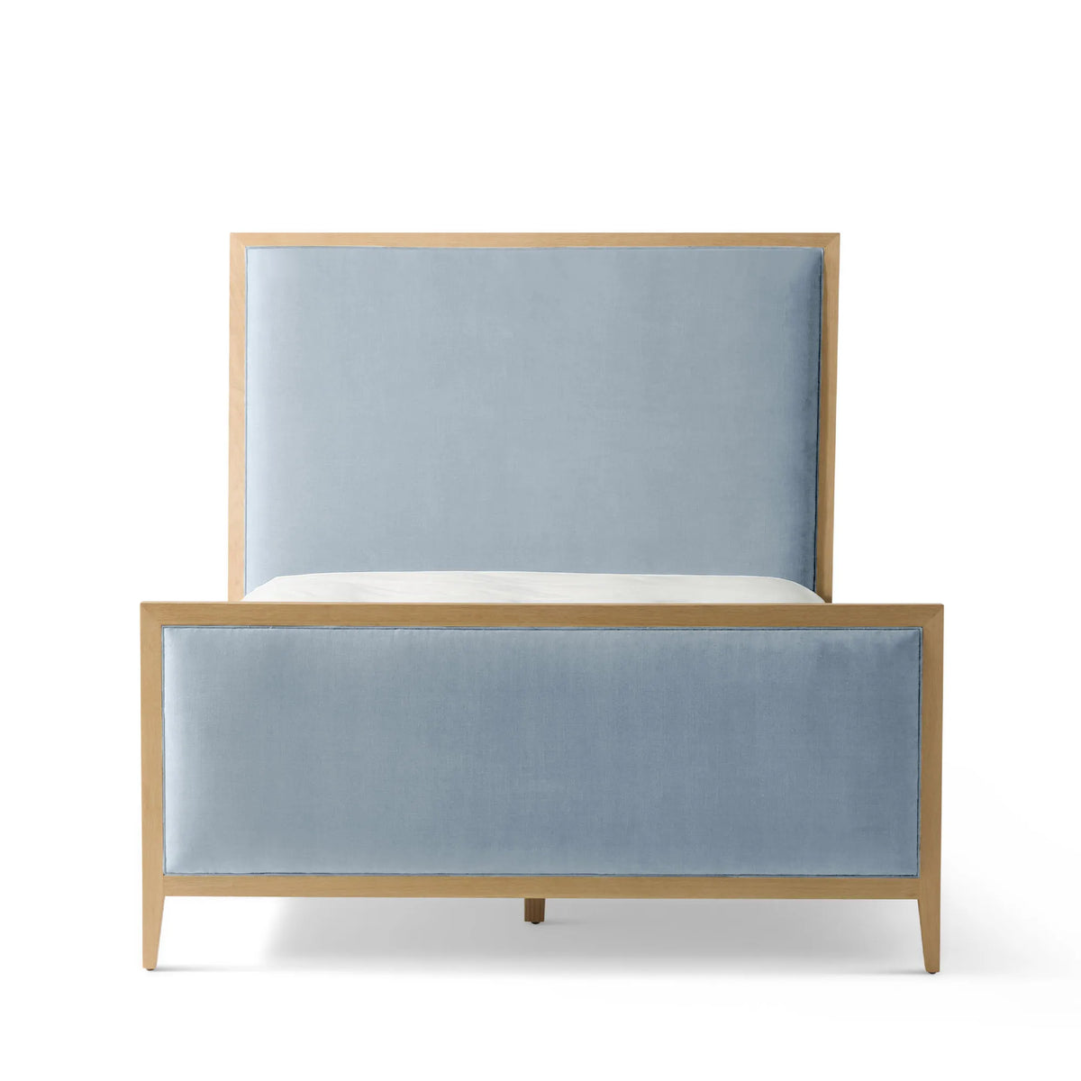 Victoria Upholstered Bed Frame - High Headboard - High Footboard