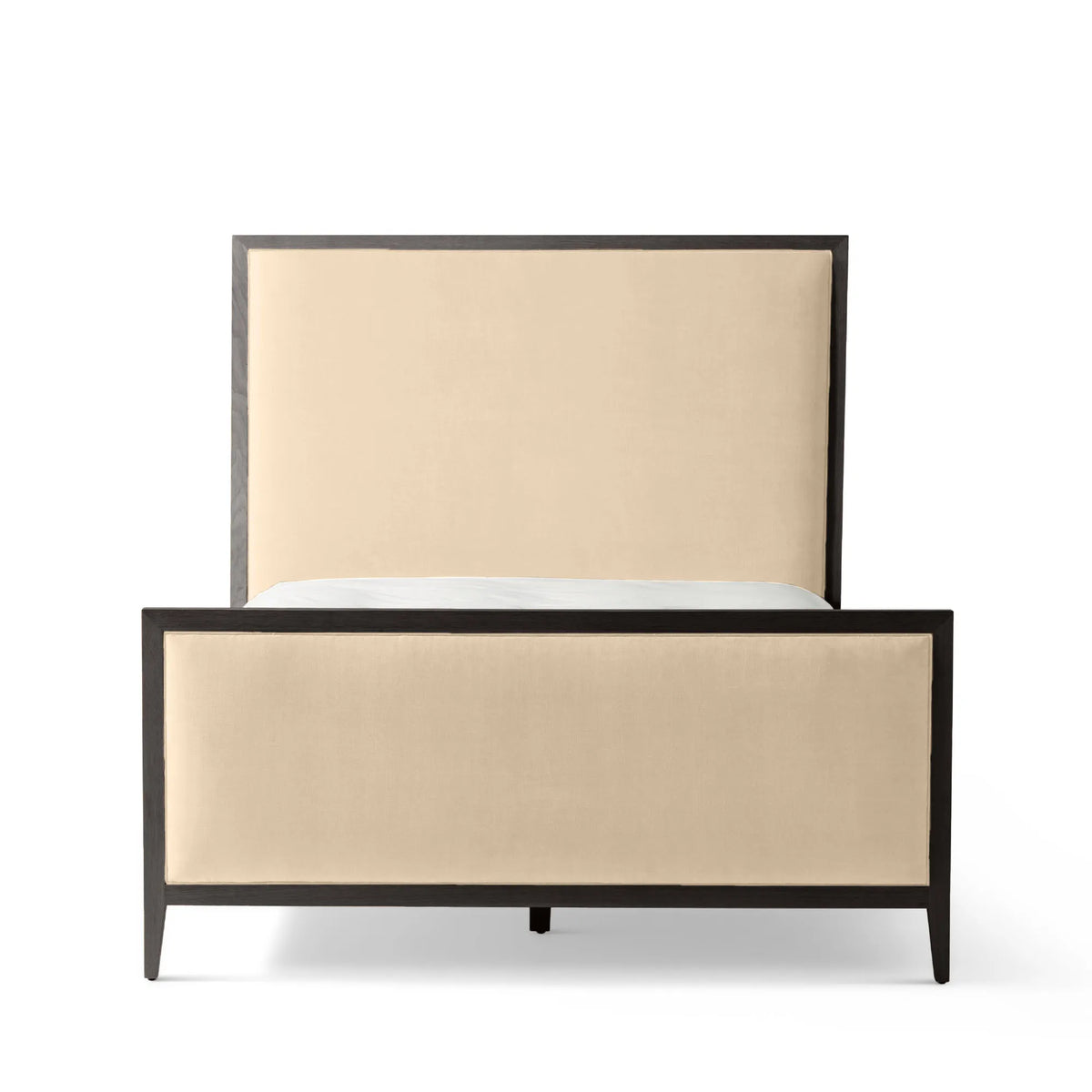 Victoria Upholstered Bed Frame - High Headboard - High Footboard
