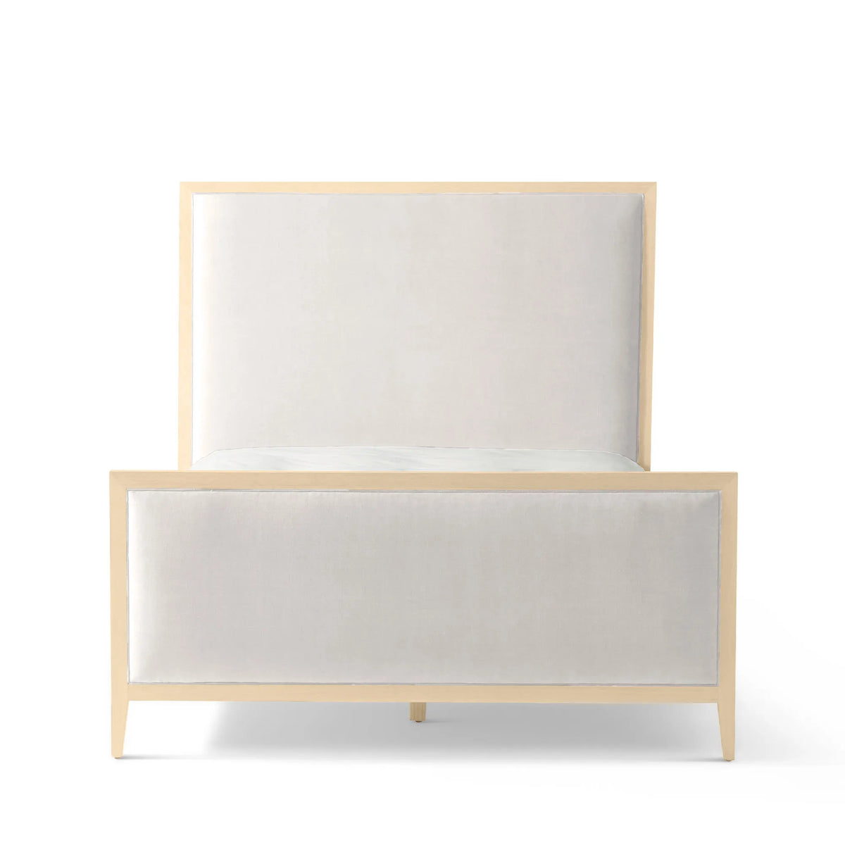 Victoria Upholstered Bed Frame - High Headboard - High Footboard