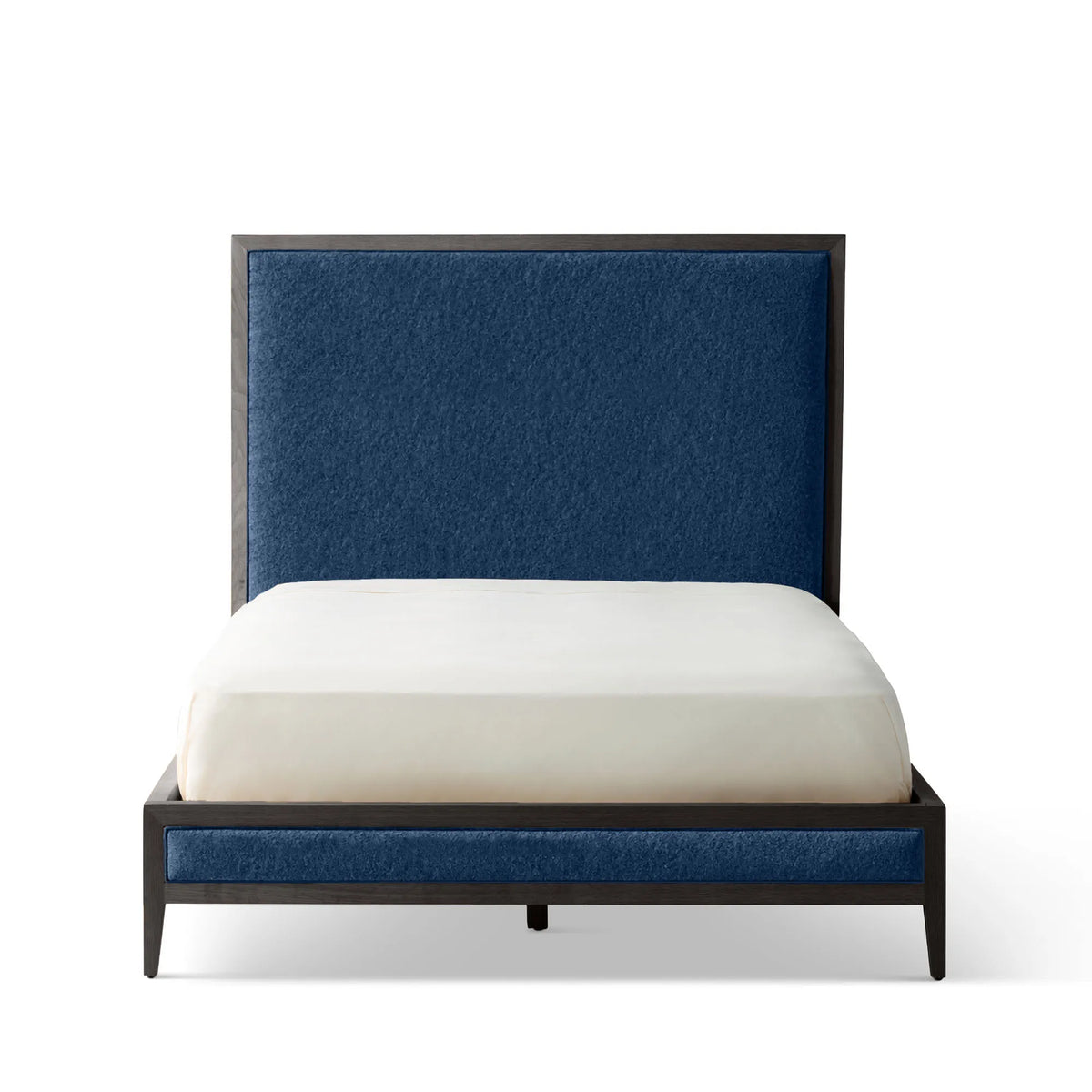Victoria Upholstered Bed Frame - High Headboard - Standard Footboard
