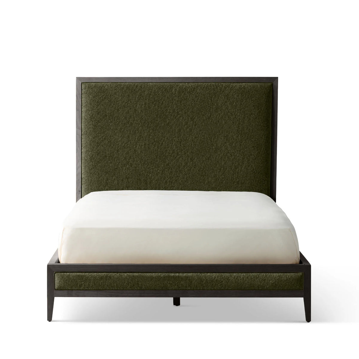 Victoria Upholstered Bed Frame - High Headboard - Standard Footboard