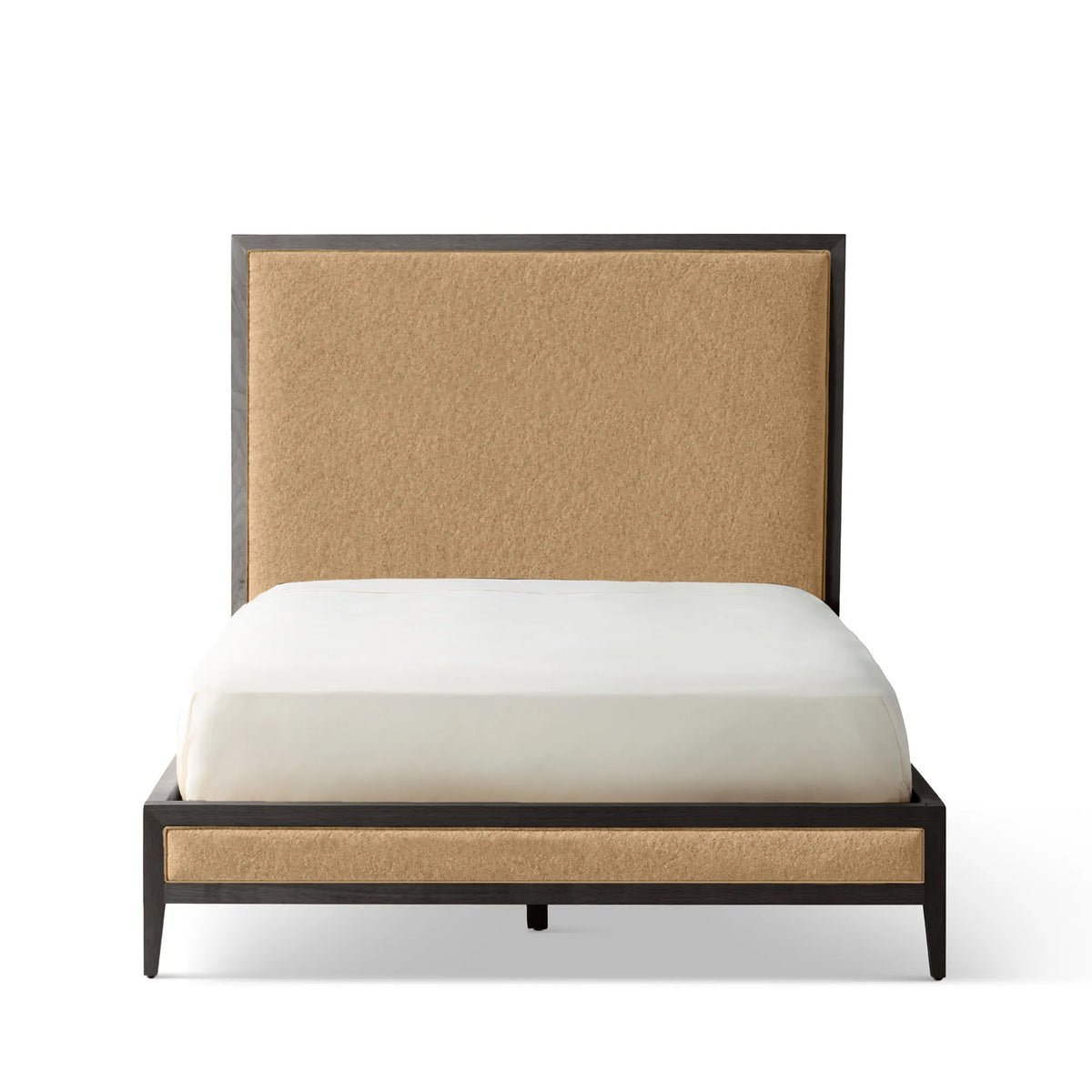 Victoria Upholstered Bed Frame - High Headboard - Standard Footboard