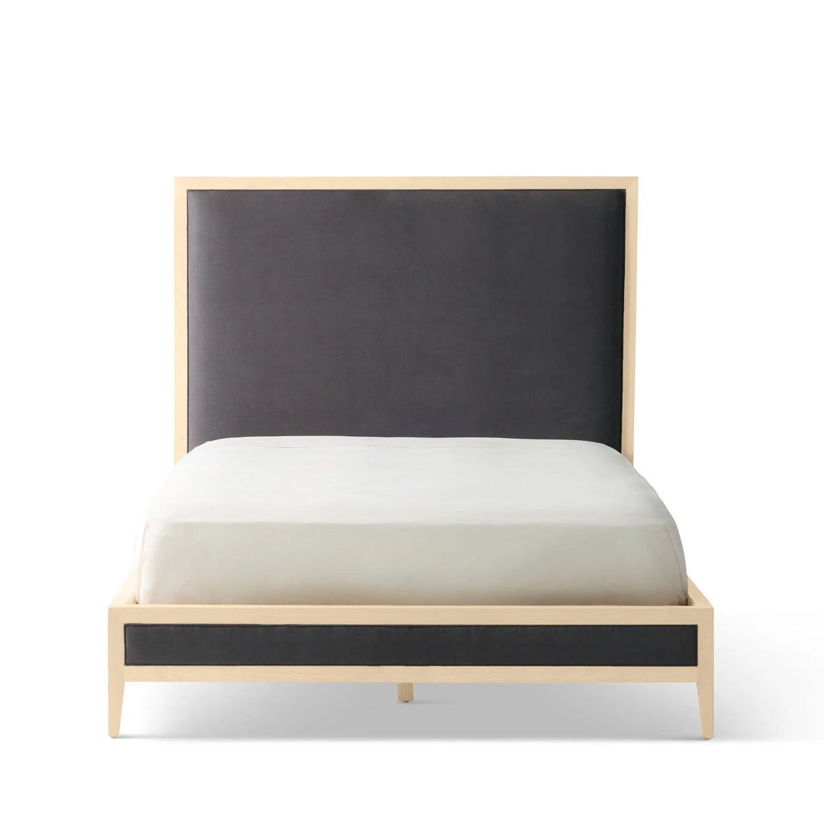 Victoria Upholstered Bed Frame - High Headboard - Standard Footboard