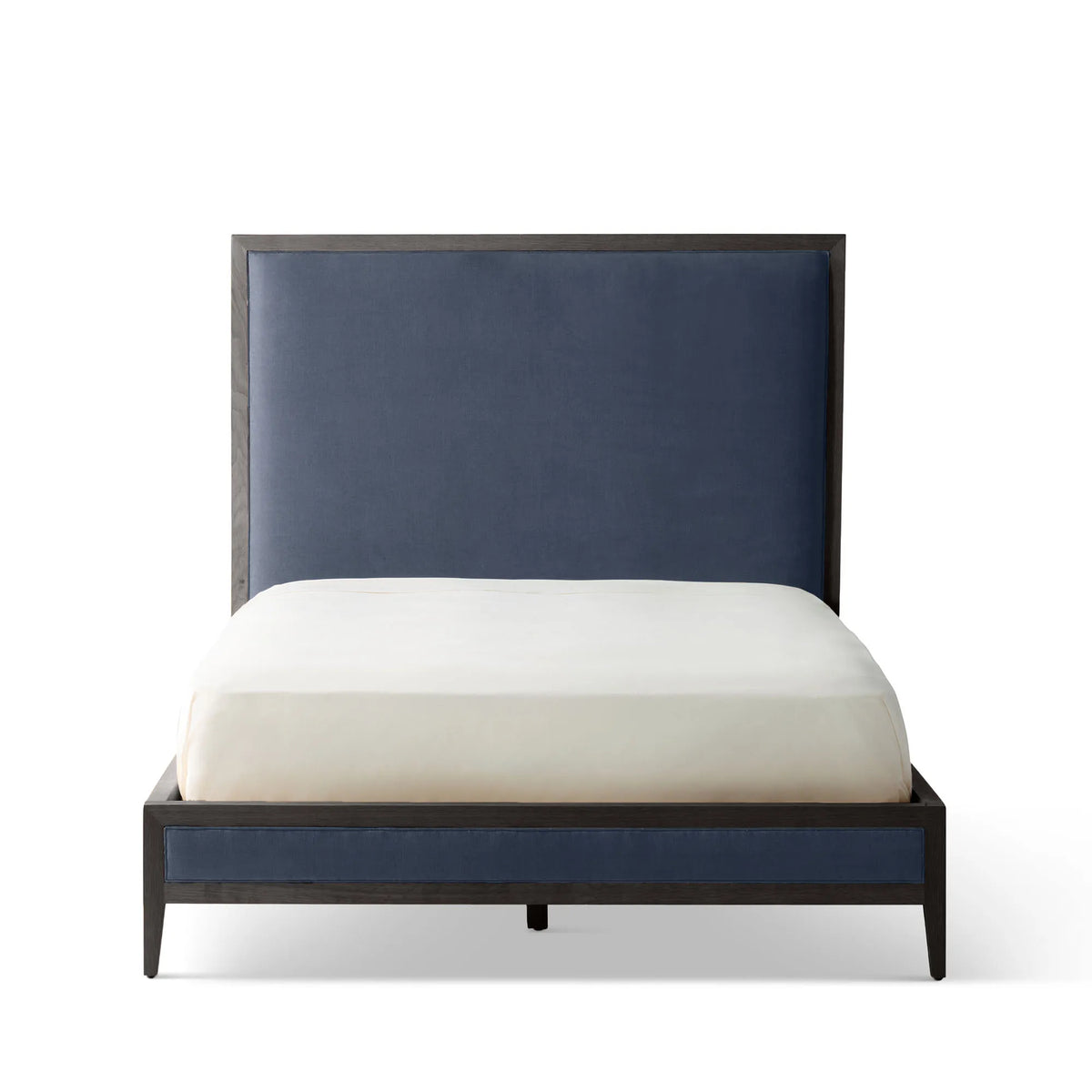 Victoria Upholstered Bed Frame - High Headboard - Standard Footboard