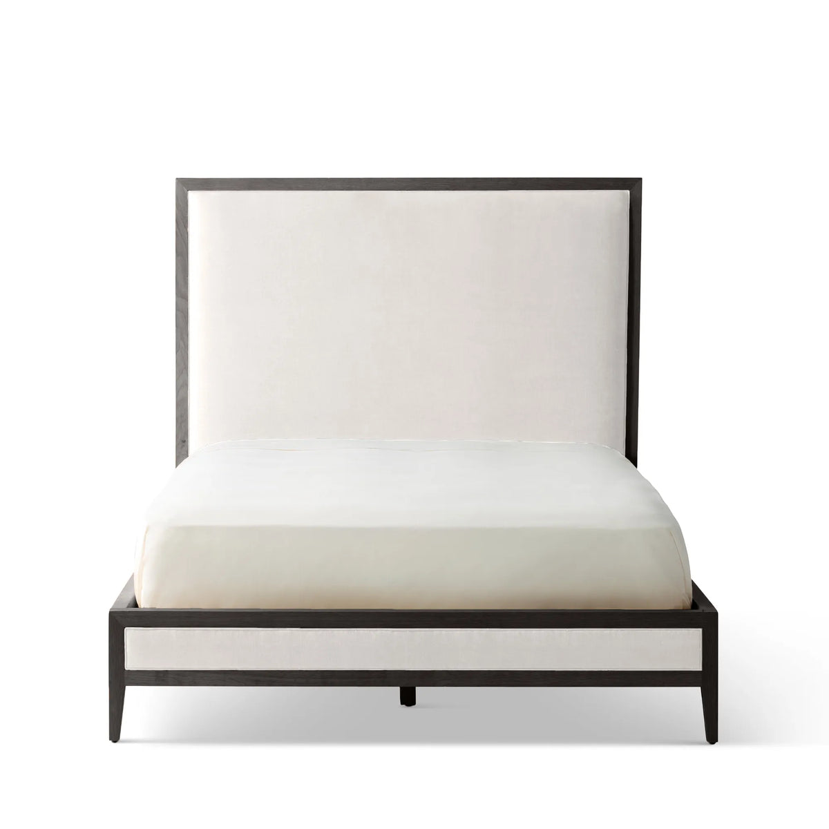 Victoria Upholstered Bed Frame - High Headboard - Standard Footboard