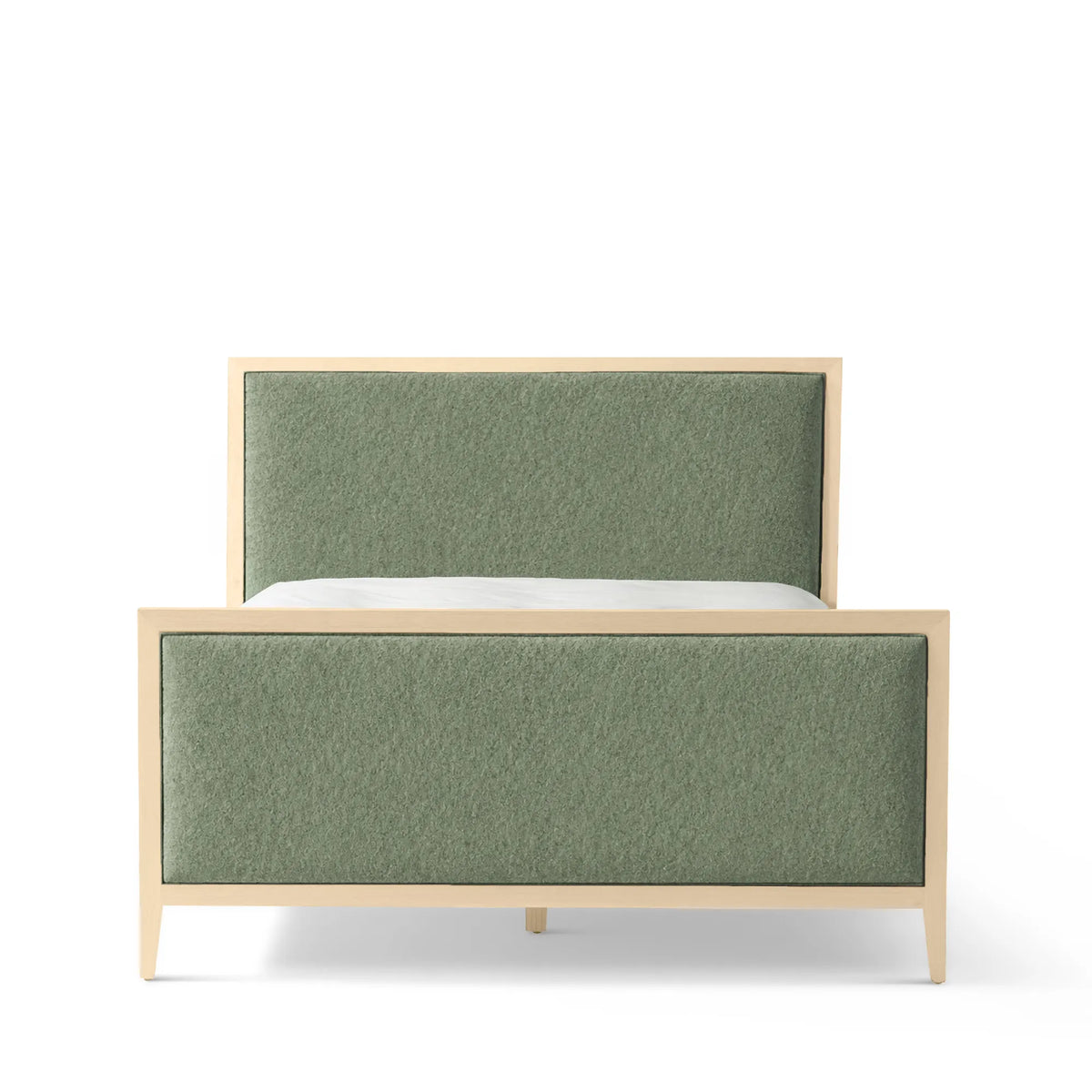 Victoria Upholstered Bed Frame - Standard Headboard - High Footboard