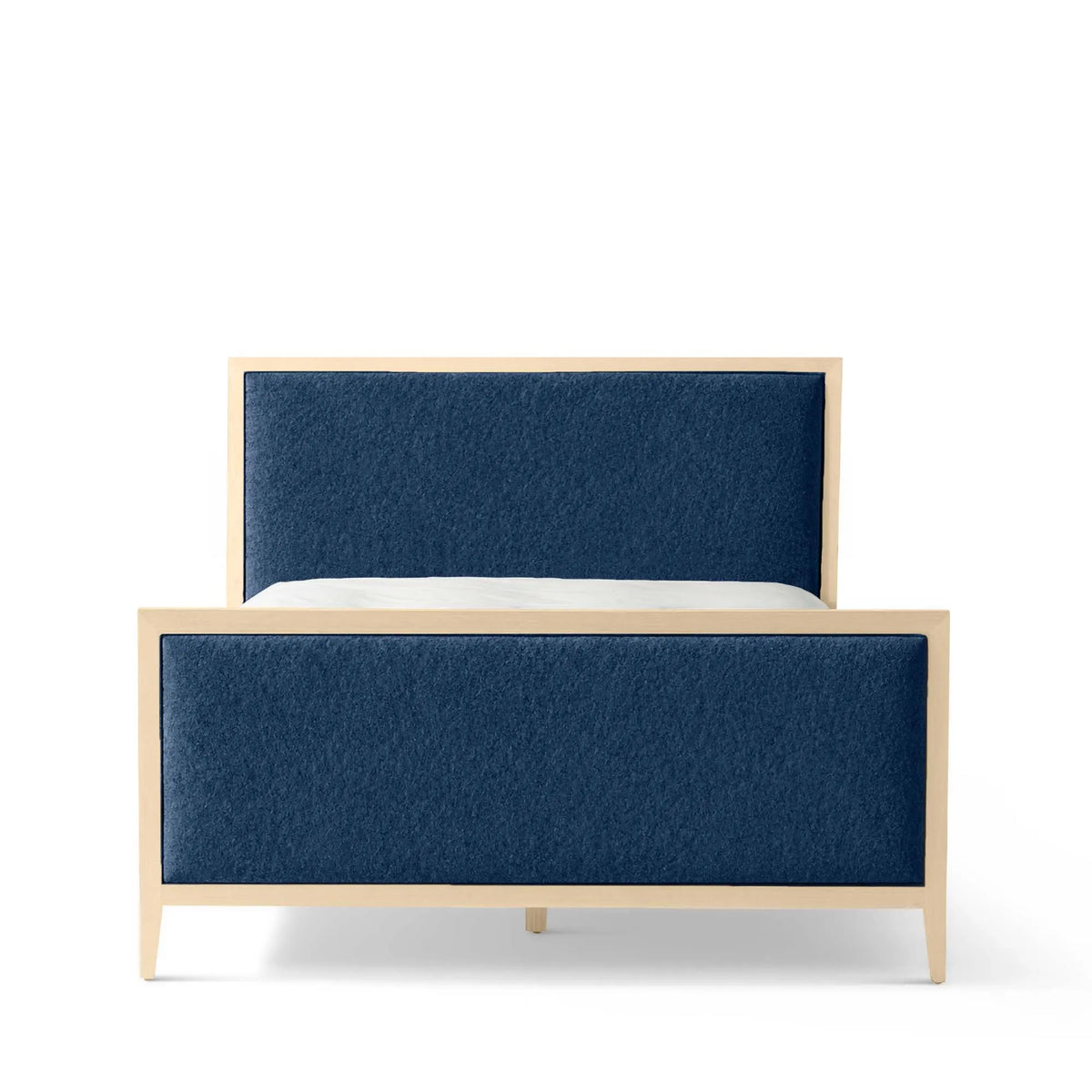 Victoria Upholstered Bed Frame - Standard Headboard - High Footboard