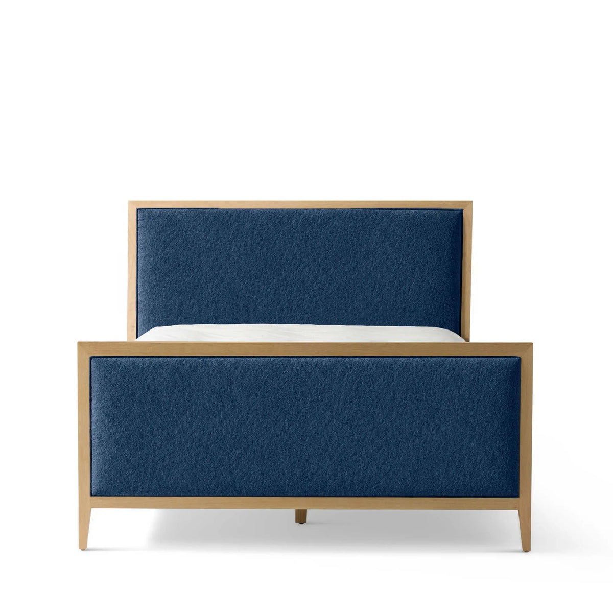 Victoria Upholstered Bed Frame - Standard Headboard - High Footboard
