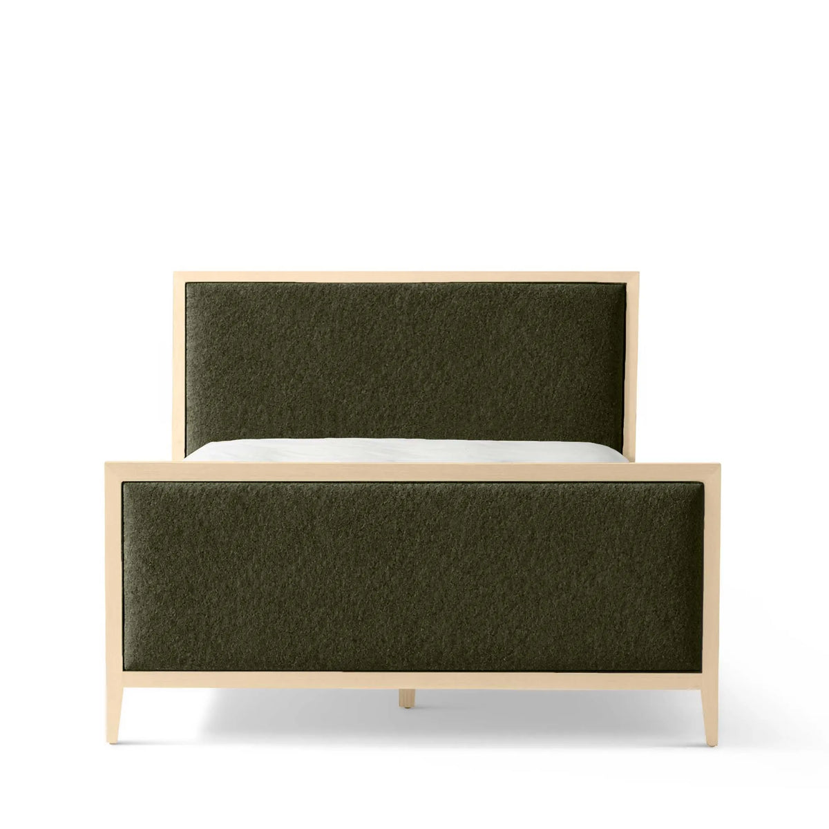 Victoria Upholstered Bed Frame - Standard Headboard - High Footboard
