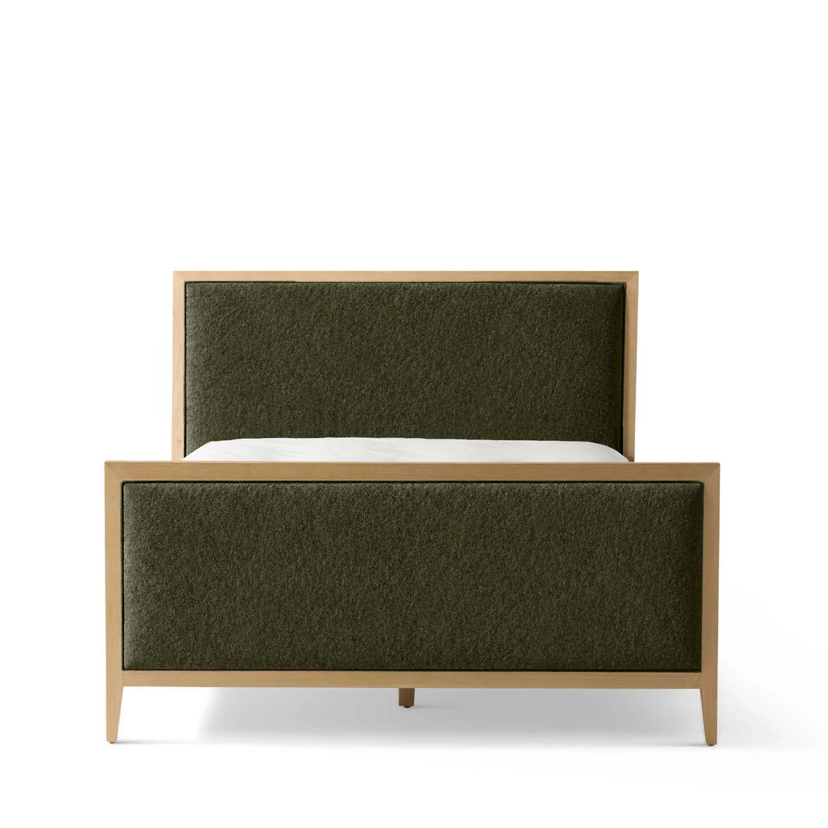 Victoria Upholstered Bed Frame - Standard Headboard - High Footboard