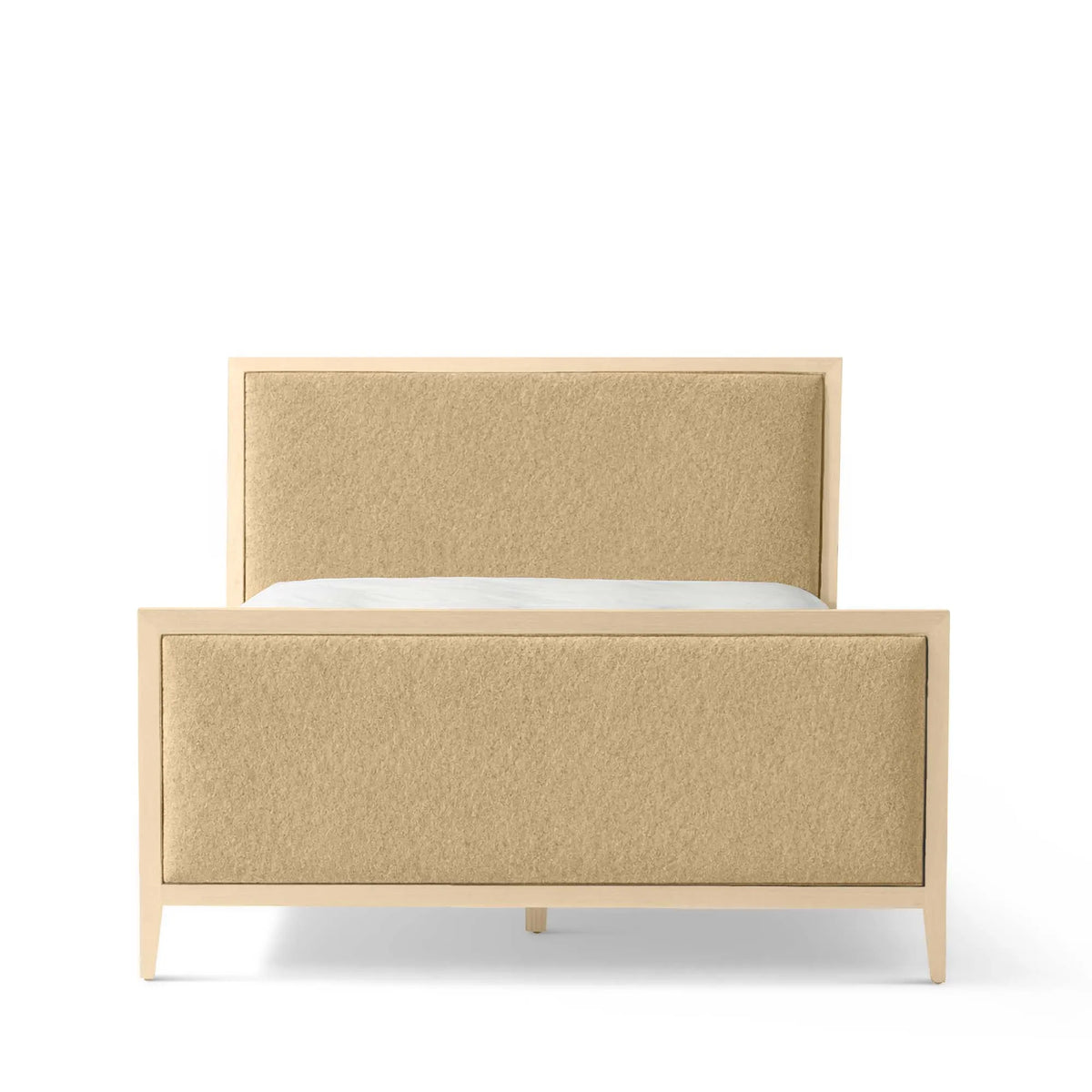 Victoria Upholstered Bed Frame - Standard Headboard - High Footboard