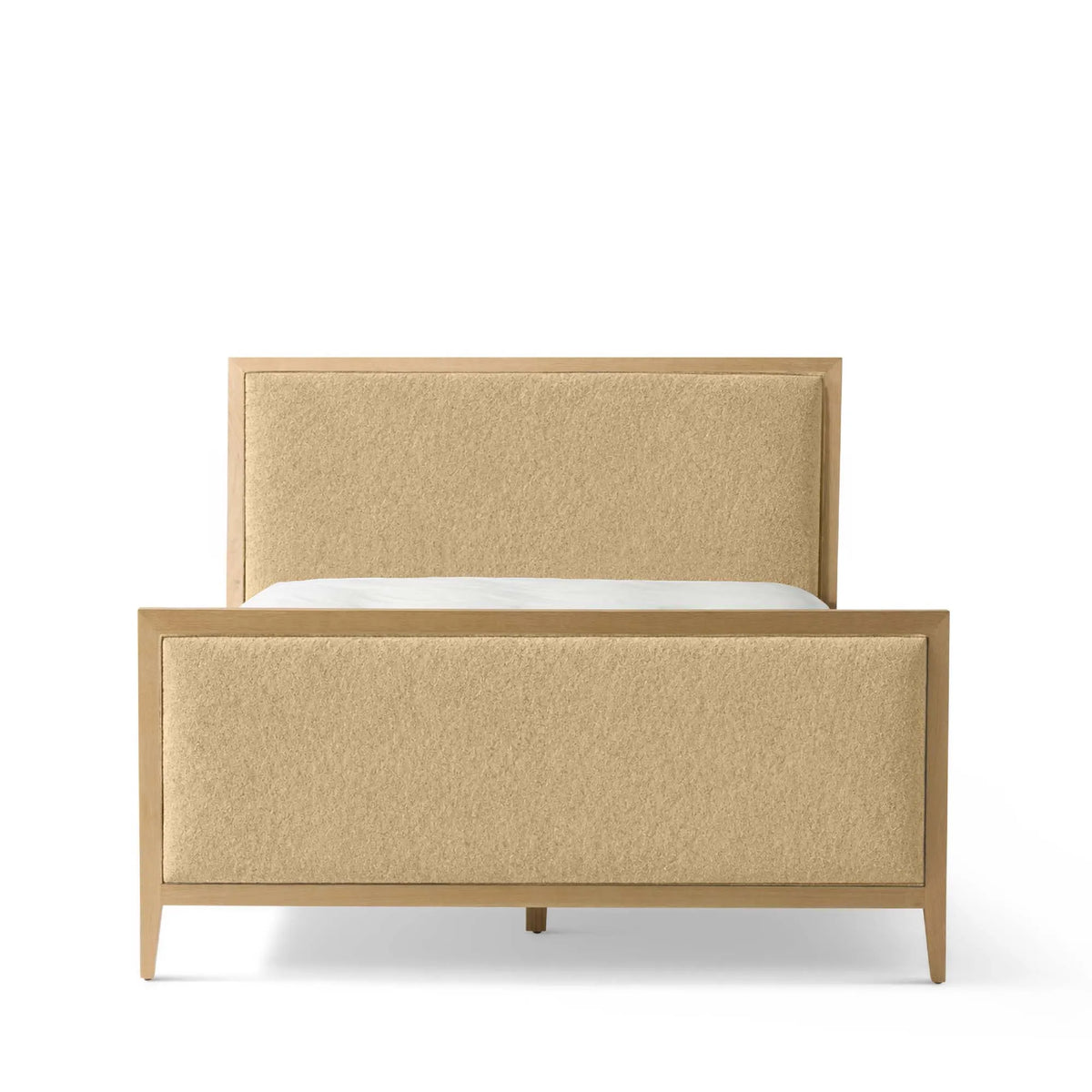 Victoria Upholstered Bed Frame - Standard Headboard - High Footboard