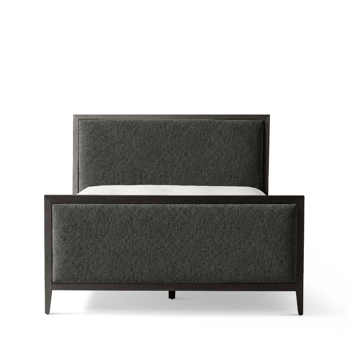 Victoria Upholstered Bed Frame - Standard Headboard - High Footboard