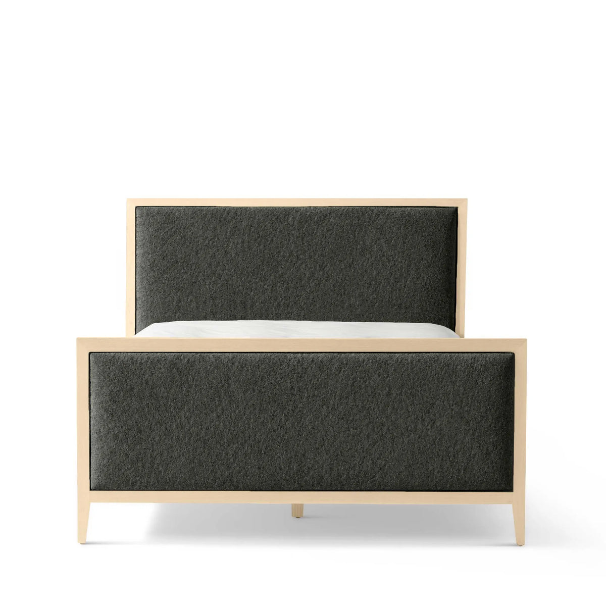 Victoria Upholstered Bed Frame - Standard Headboard - High Footboard