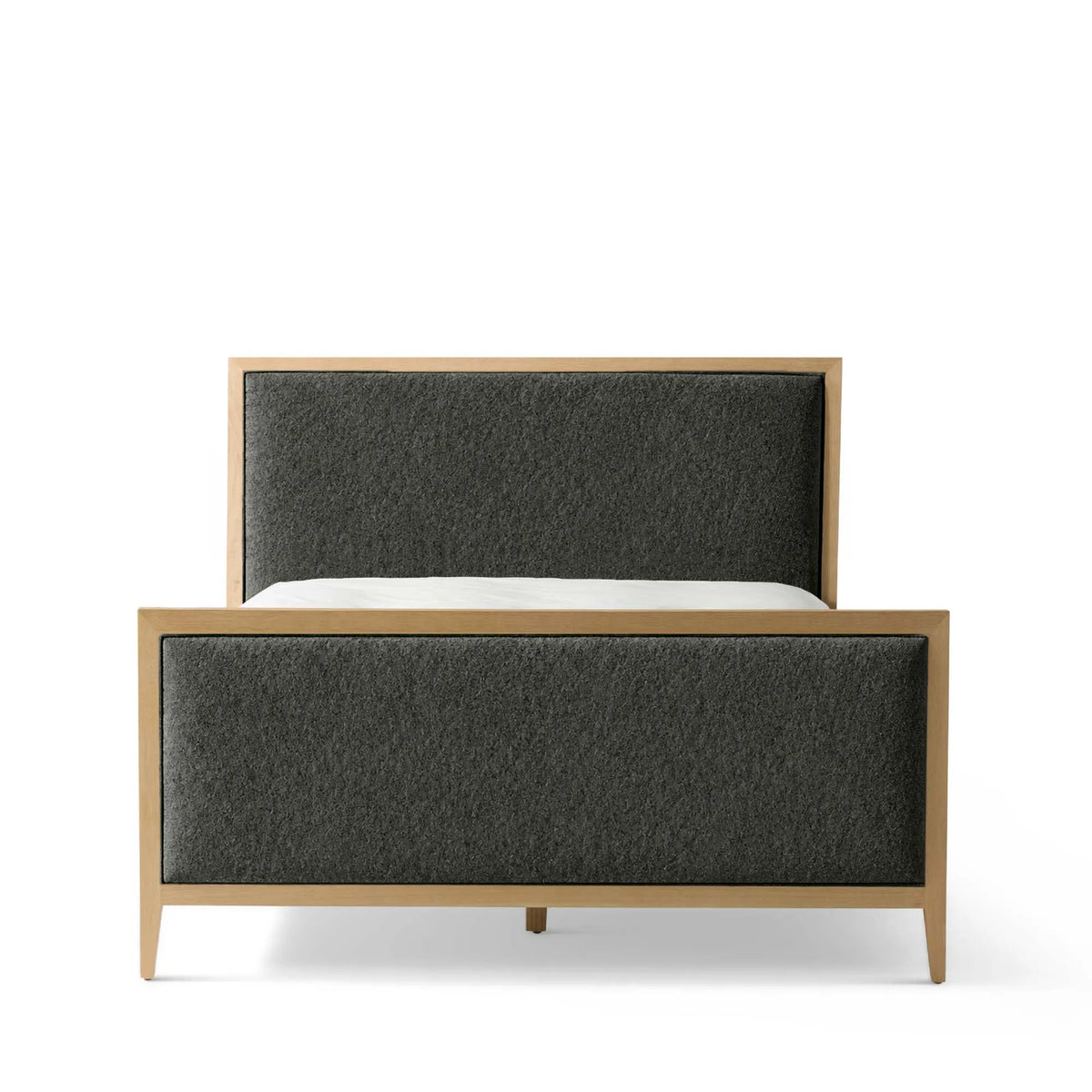 Victoria Upholstered Bed Frame - Standard Headboard - High Footboard