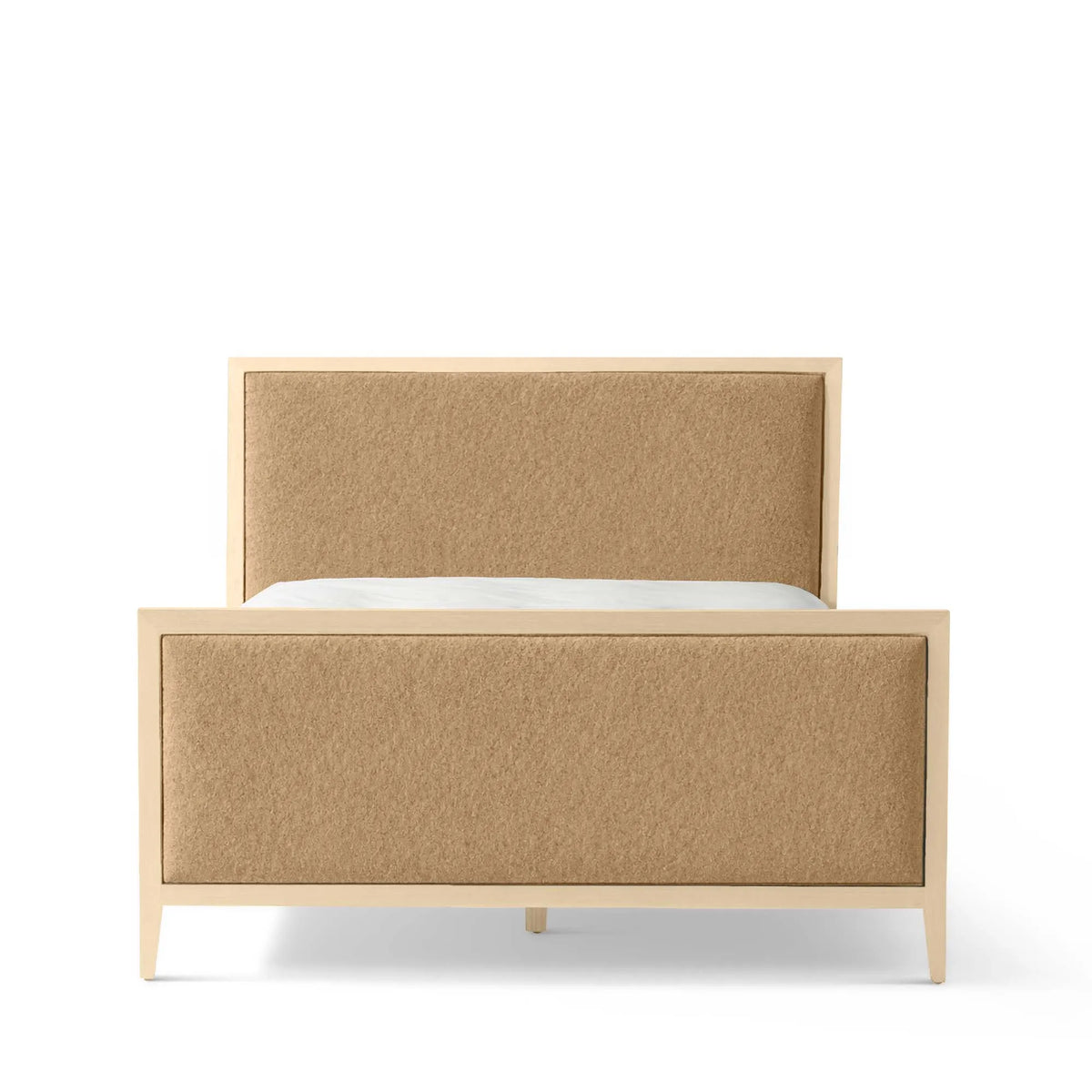 Victoria Upholstered Bed Frame - Standard Headboard - High Footboard
