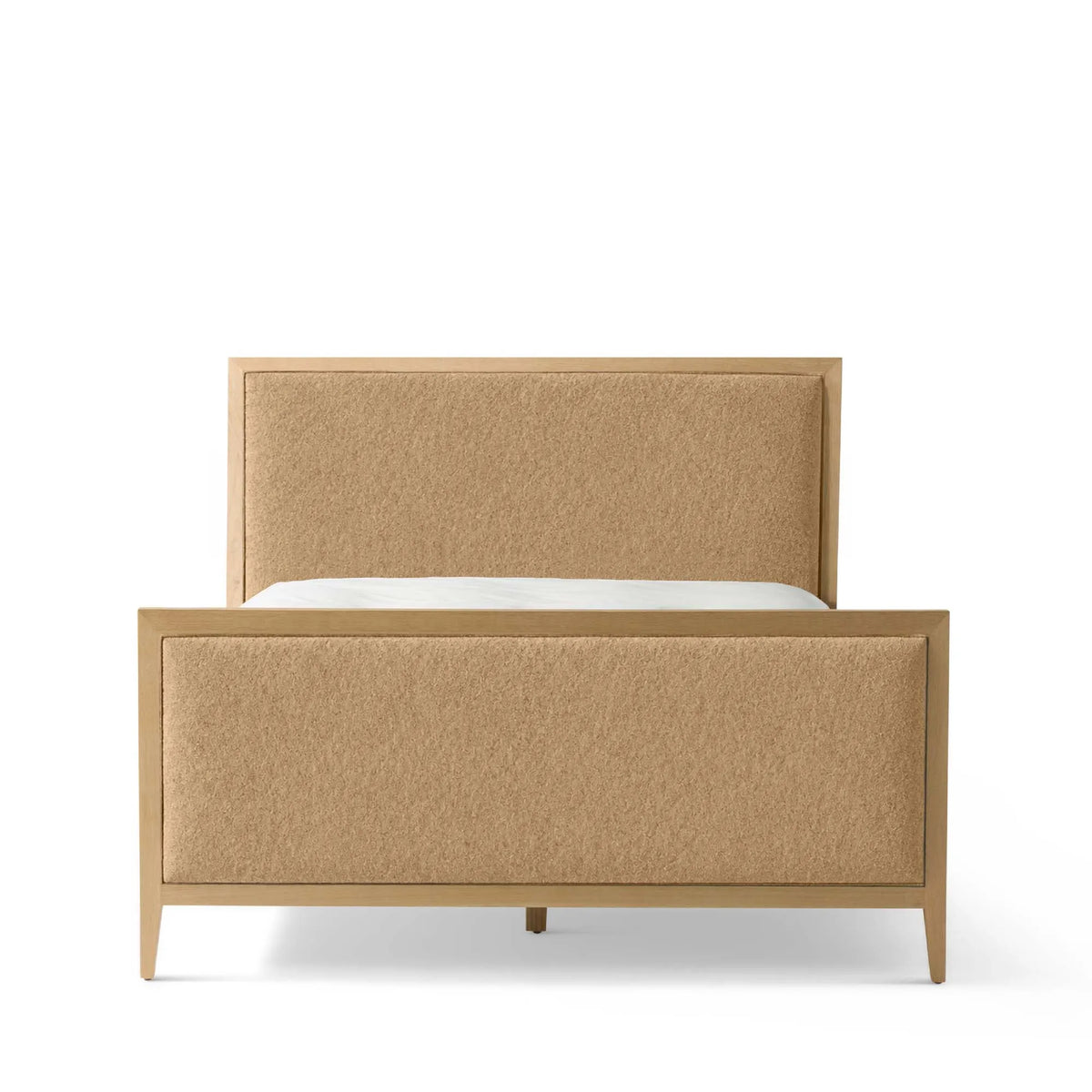 Victoria Upholstered Bed Frame - Standard Headboard - High Footboard