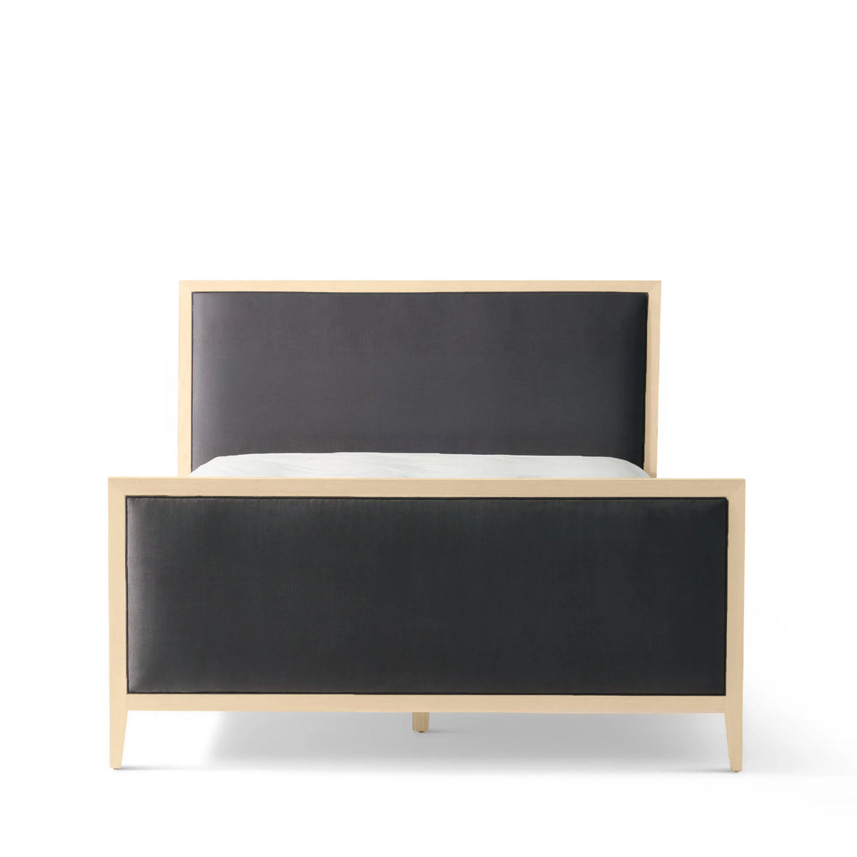 Victoria Upholstered Bed Frame - Standard Headboard - High Footboard