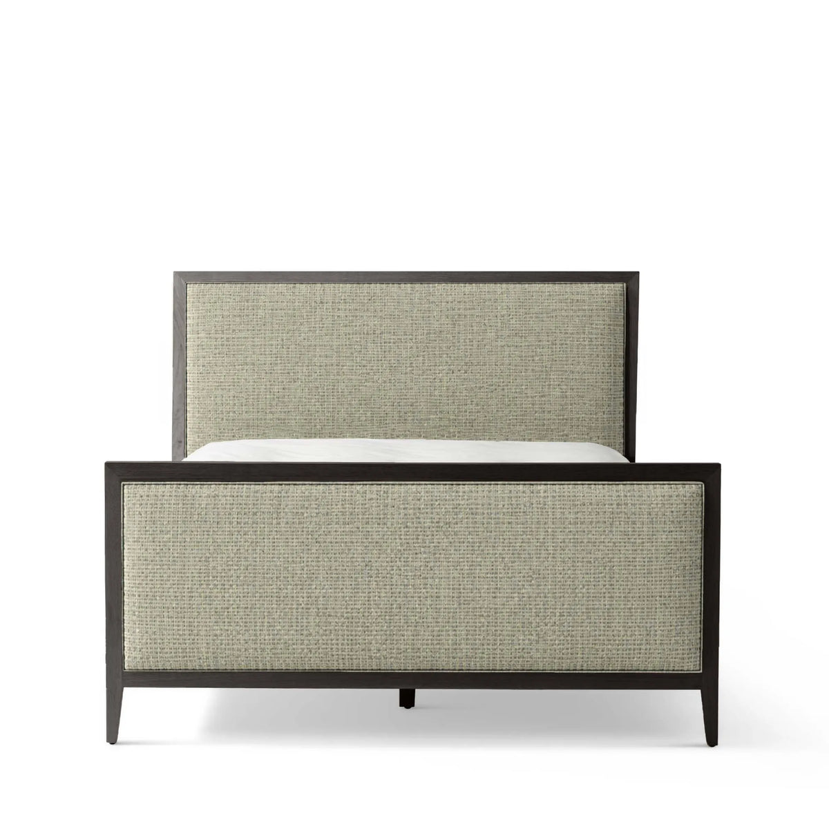 Victoria Upholstered Bed Frame - Standard Headboard - High Footboard