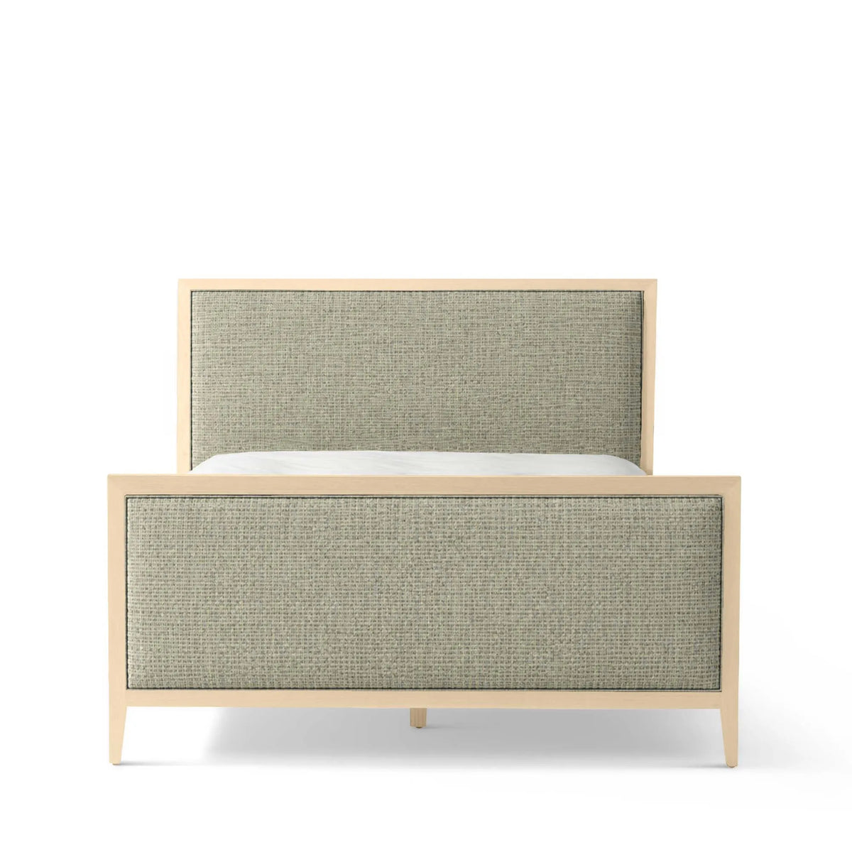 Victoria Upholstered Bed Frame - Standard Headboard - High Footboard