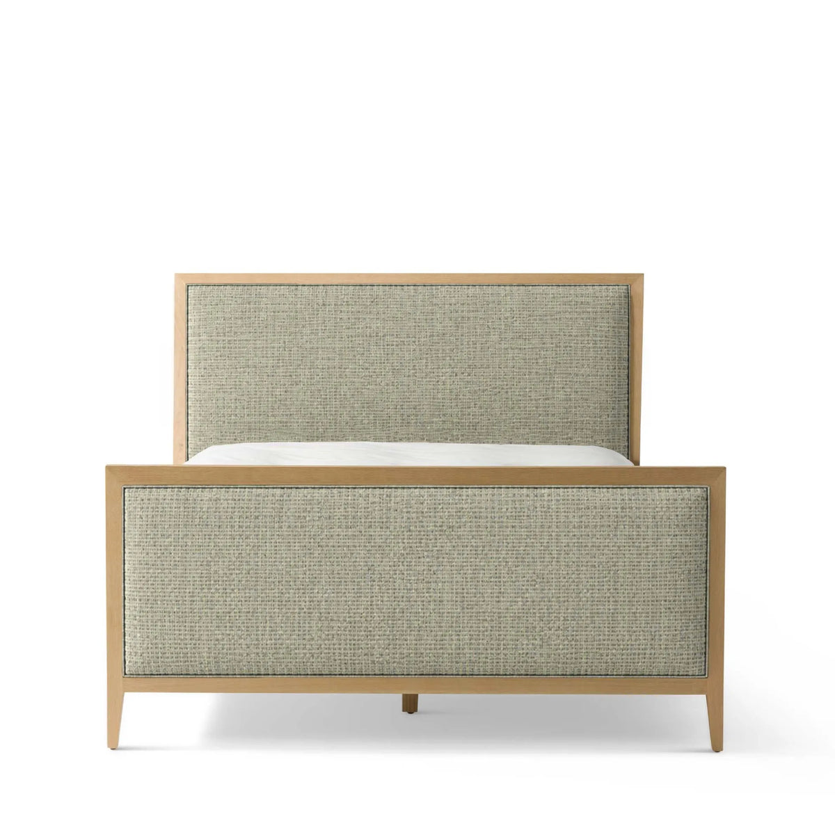 Victoria Upholstered Bed Frame - Standard Headboard - High Footboard