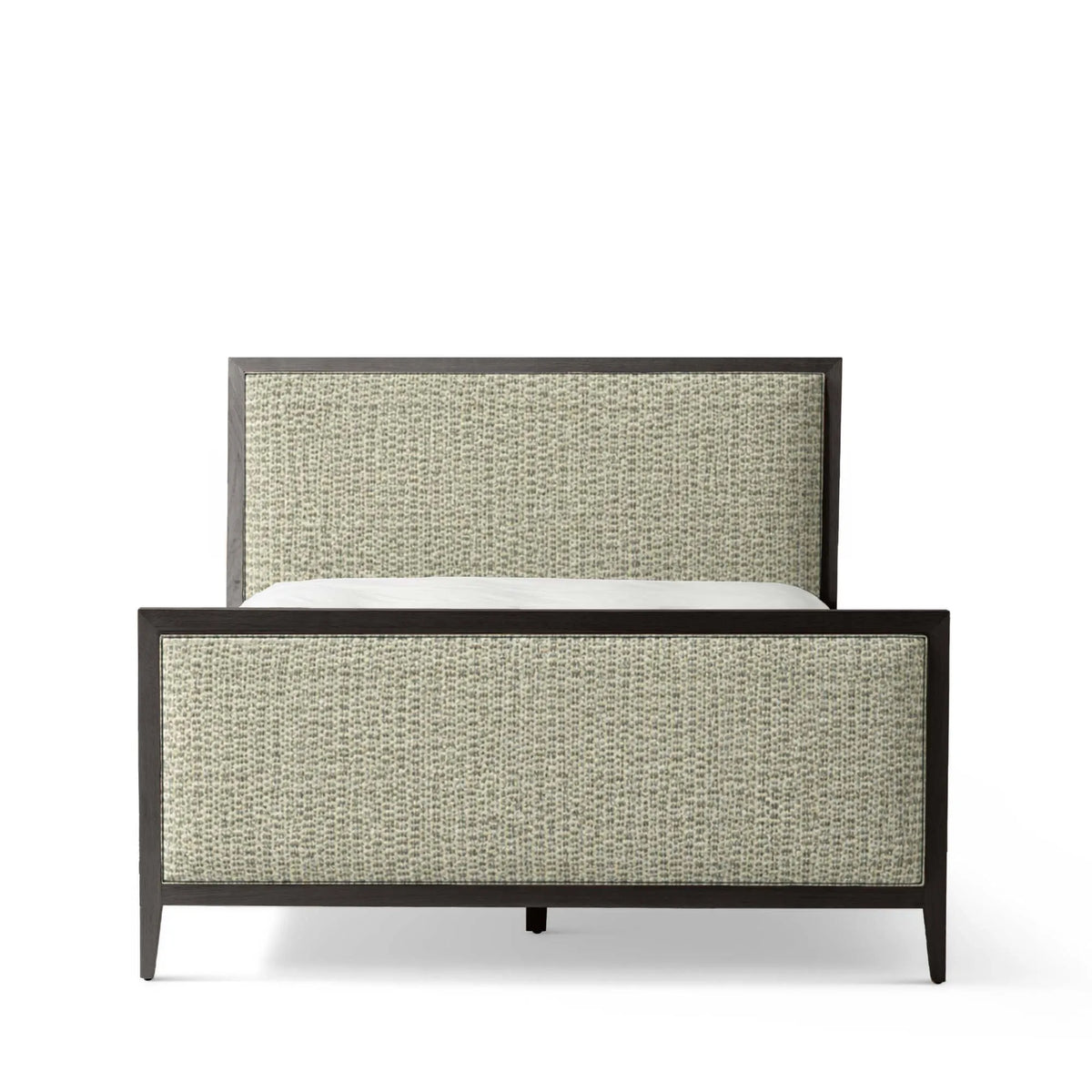 Victoria Upholstered Bed Frame - Standard Headboard - High Footboard