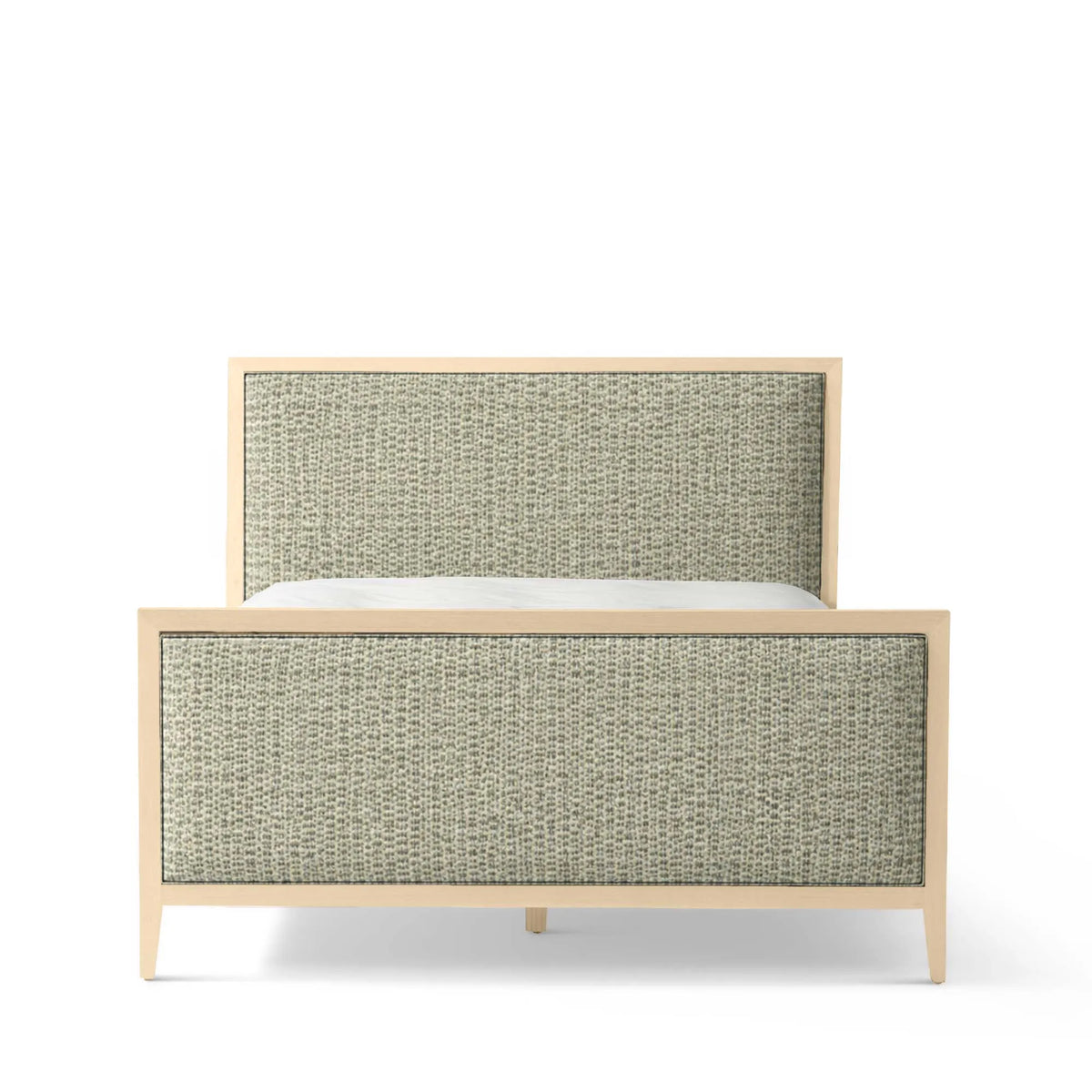 Victoria Upholstered Bed Frame - Standard Headboard - High Footboard