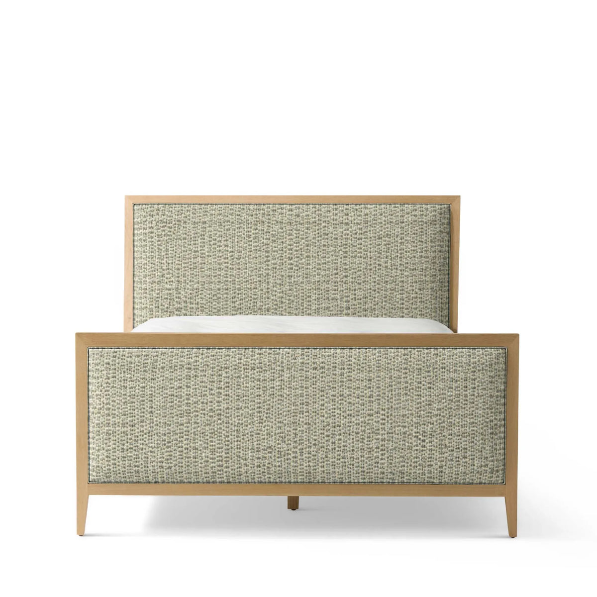 Victoria Upholstered Bed Frame - Standard Headboard - High Footboard