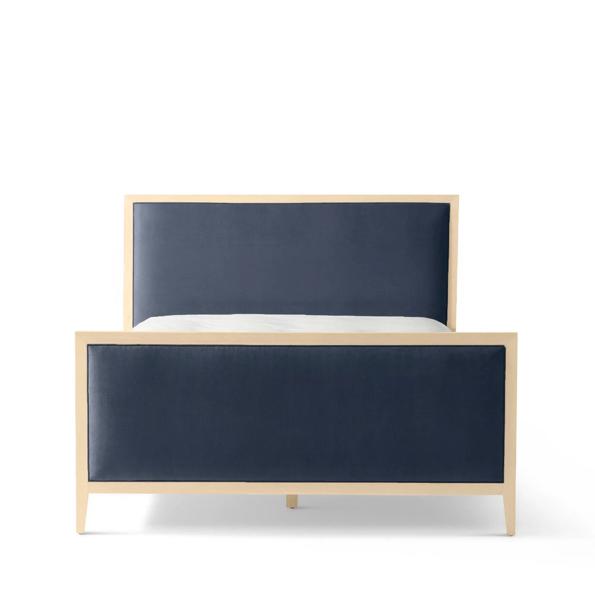 Victoria Upholstered Bed Frame - Standard Headboard - High Footboard