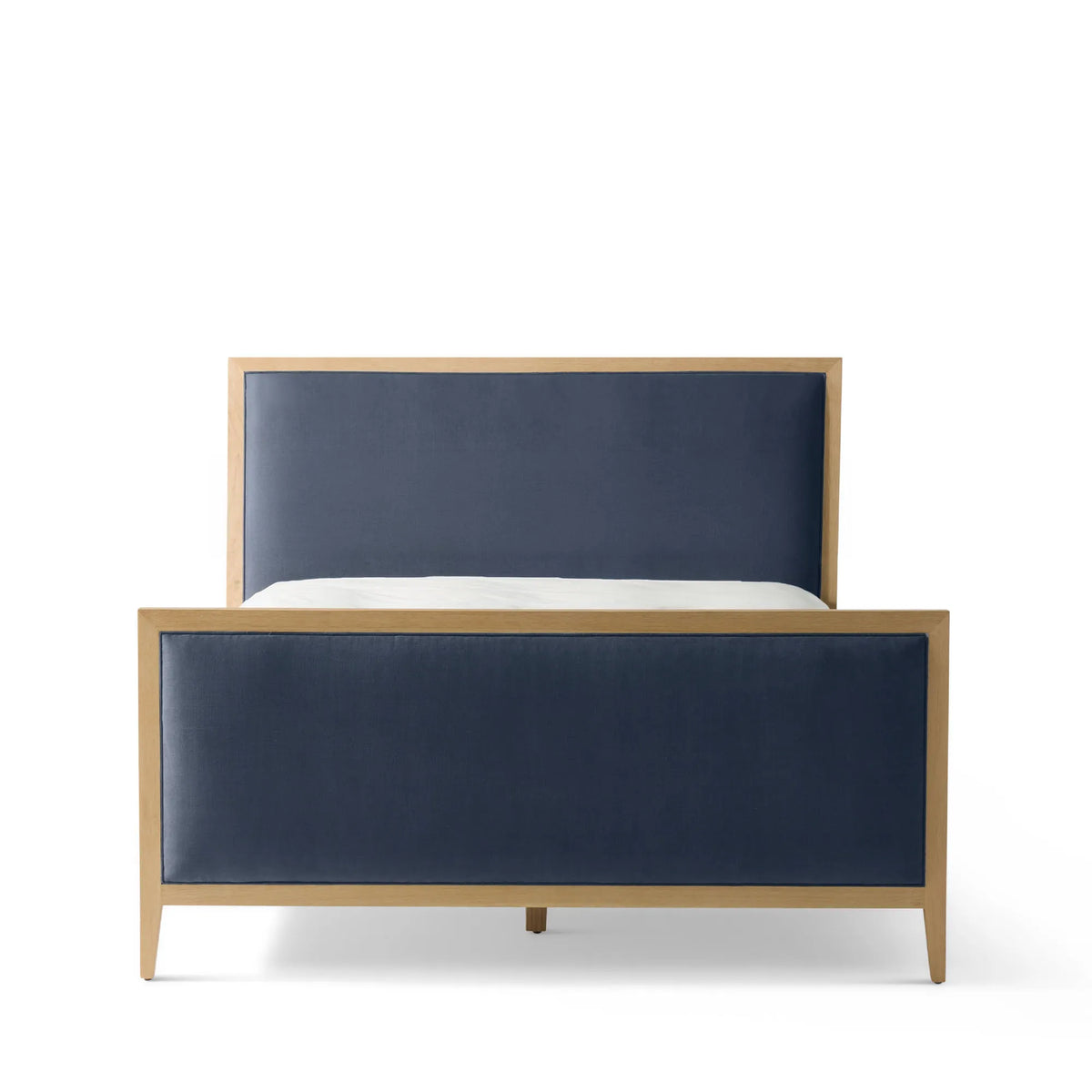 Victoria Upholstered Bed Frame - Standard Headboard - High Footboard