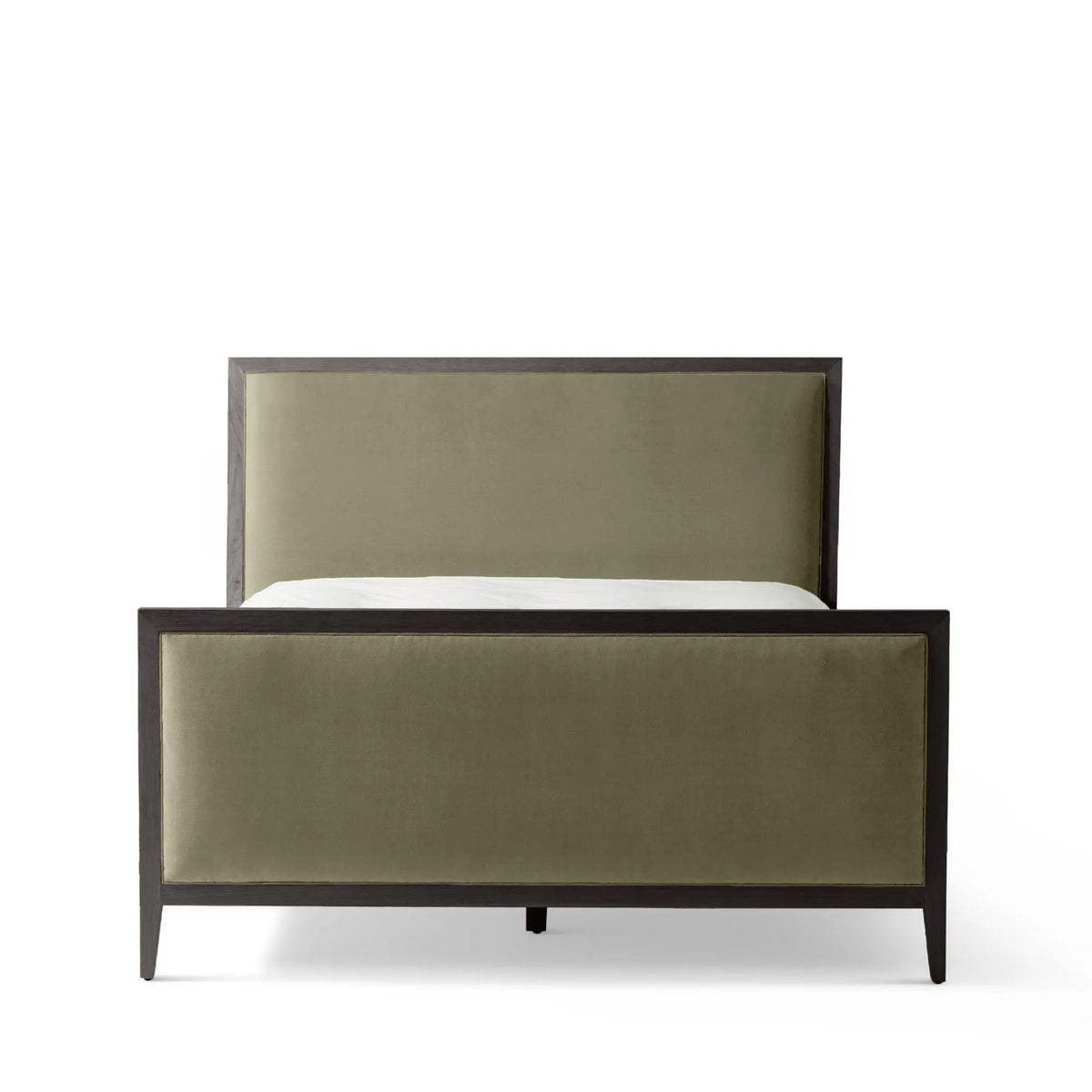 Victoria Upholstered Bed Frame - Standard Headboard - High Footboard