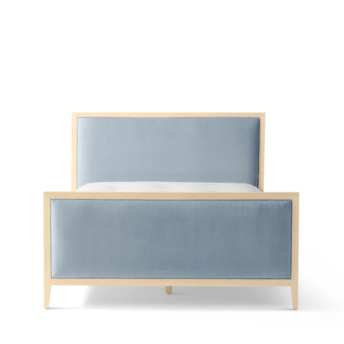 Victoria Upholstered Bed Frame - Standard Headboard - High Footboard