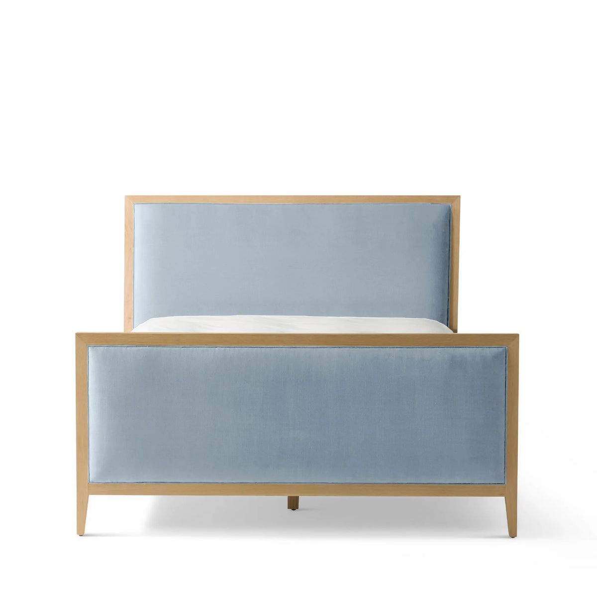 Victoria Upholstered Bed Frame - Standard Headboard - High Footboard
