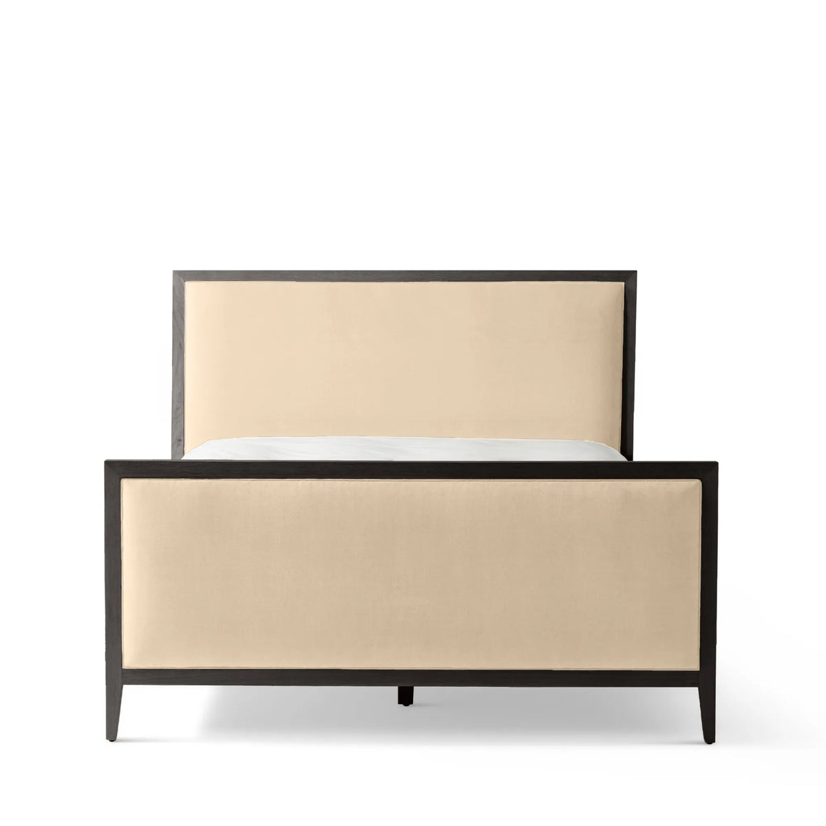 Victoria Upholstered Bed Frame - Standard Headboard - High Footboard