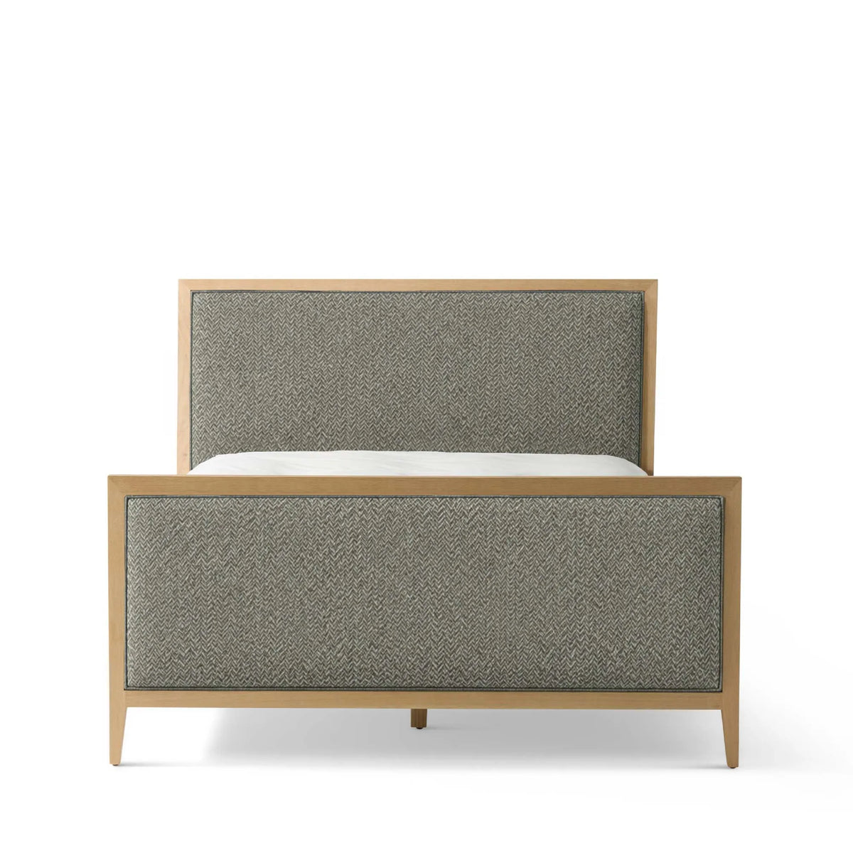 Victoria Upholstered Bed Frame - Standard Headboard - High Footboard