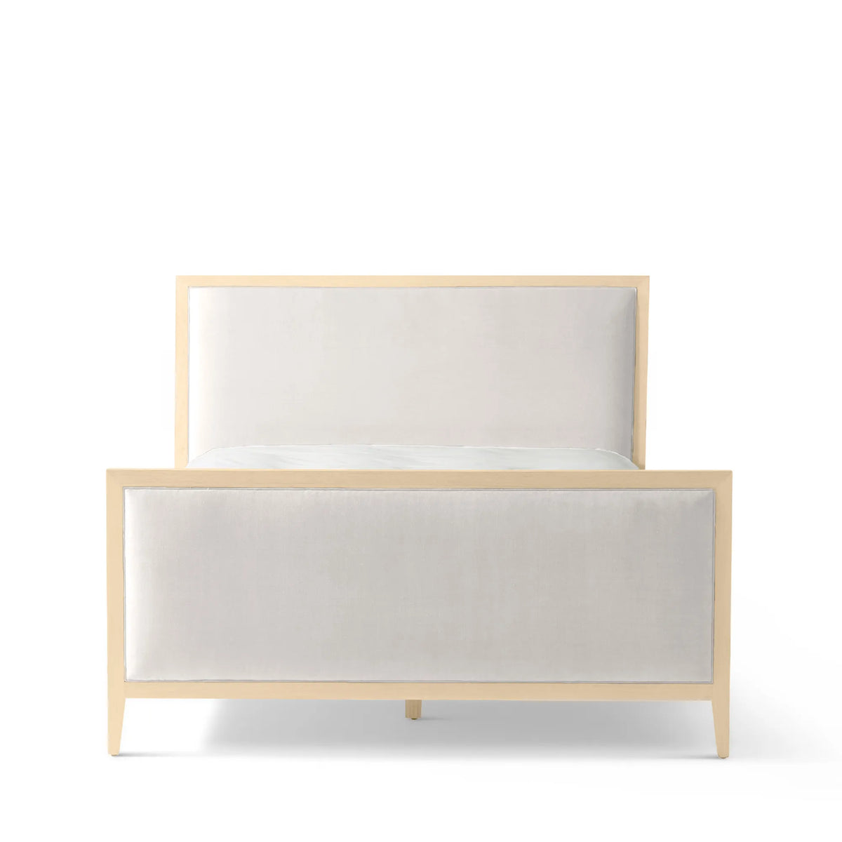Victoria Upholstered Bed Frame - Standard Headboard - High Footboard