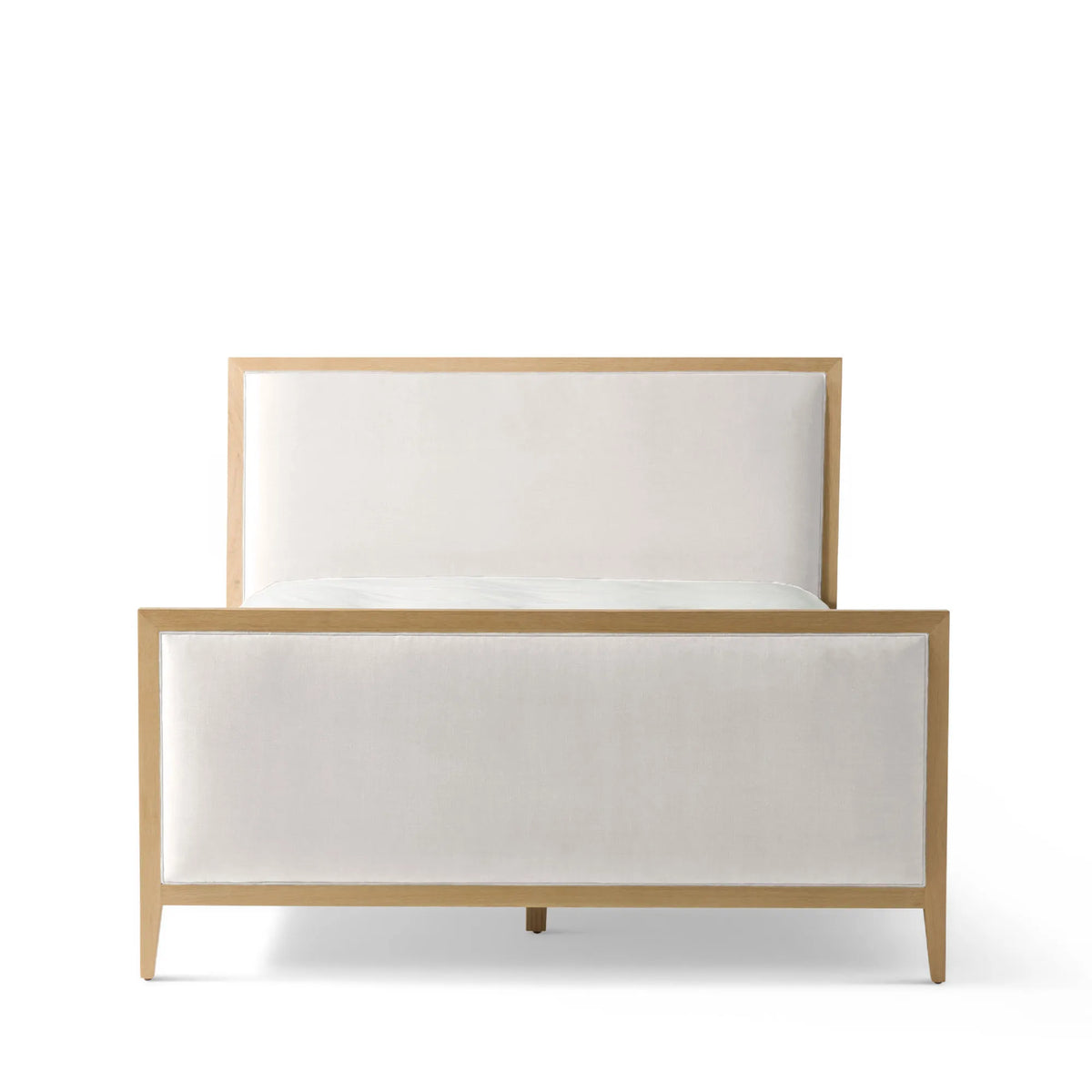 Victoria Upholstered Bed Frame - Standard Headboard - High Footboard