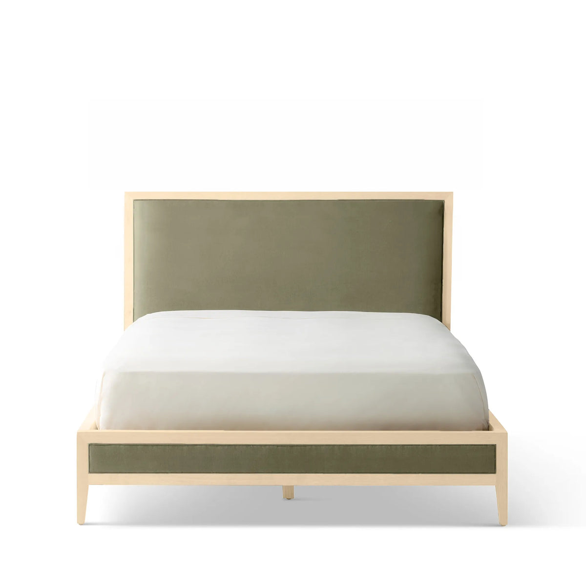 Victoria Upholstered Bed Frame - Standard Headboard - Standard Footboard