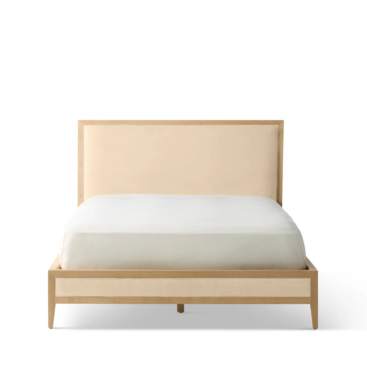 Victoria Upholstered Bed Frame - Standard Headboard - Standard Footboard