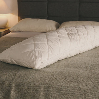 Oreiller de corps en laine lavable