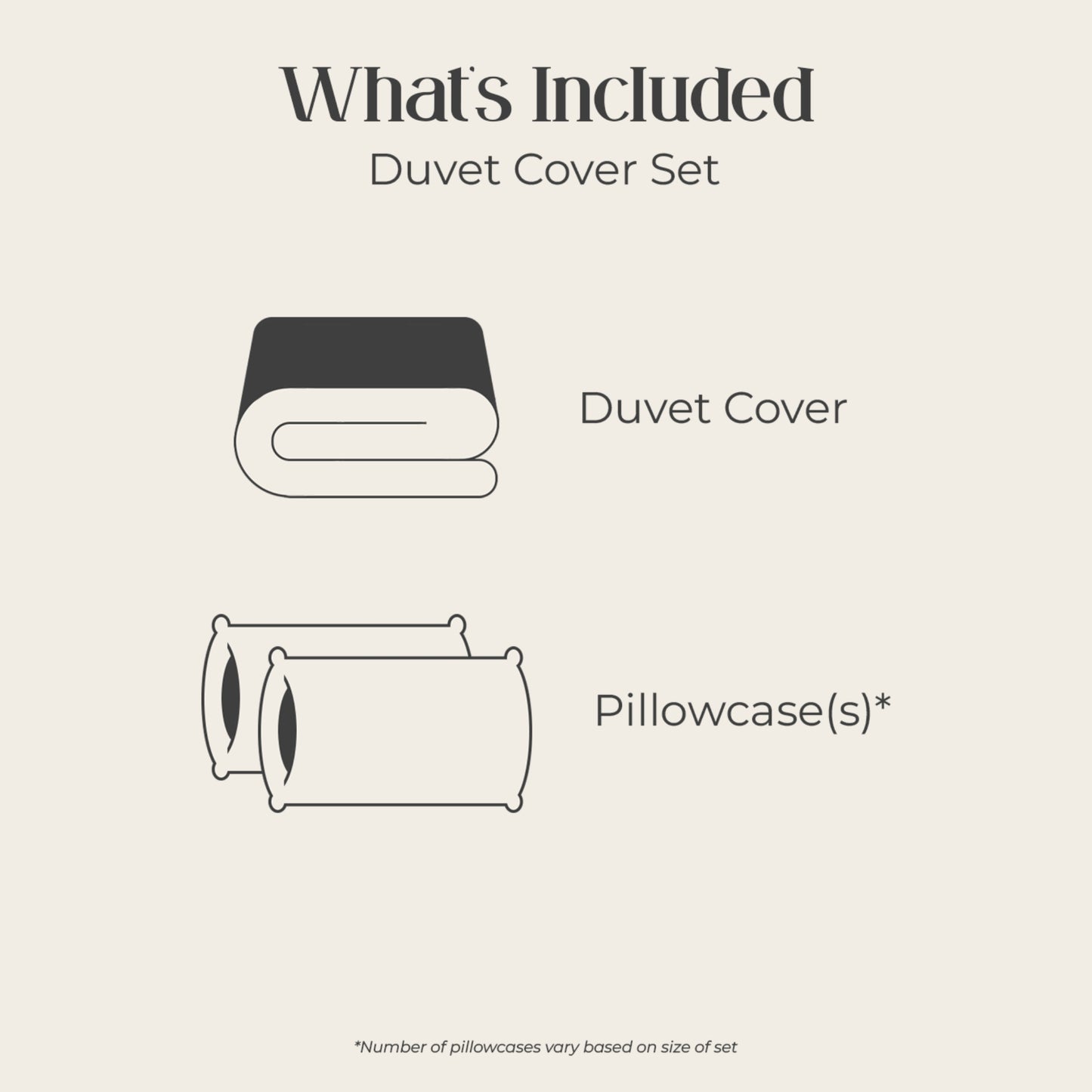 Mariana Linen Blend Duvet Set - Charcoal