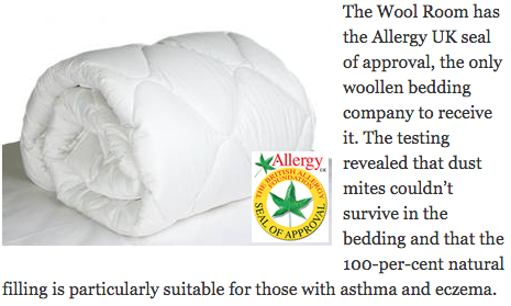 The Independent rank The Wool Room duvet in Top 10